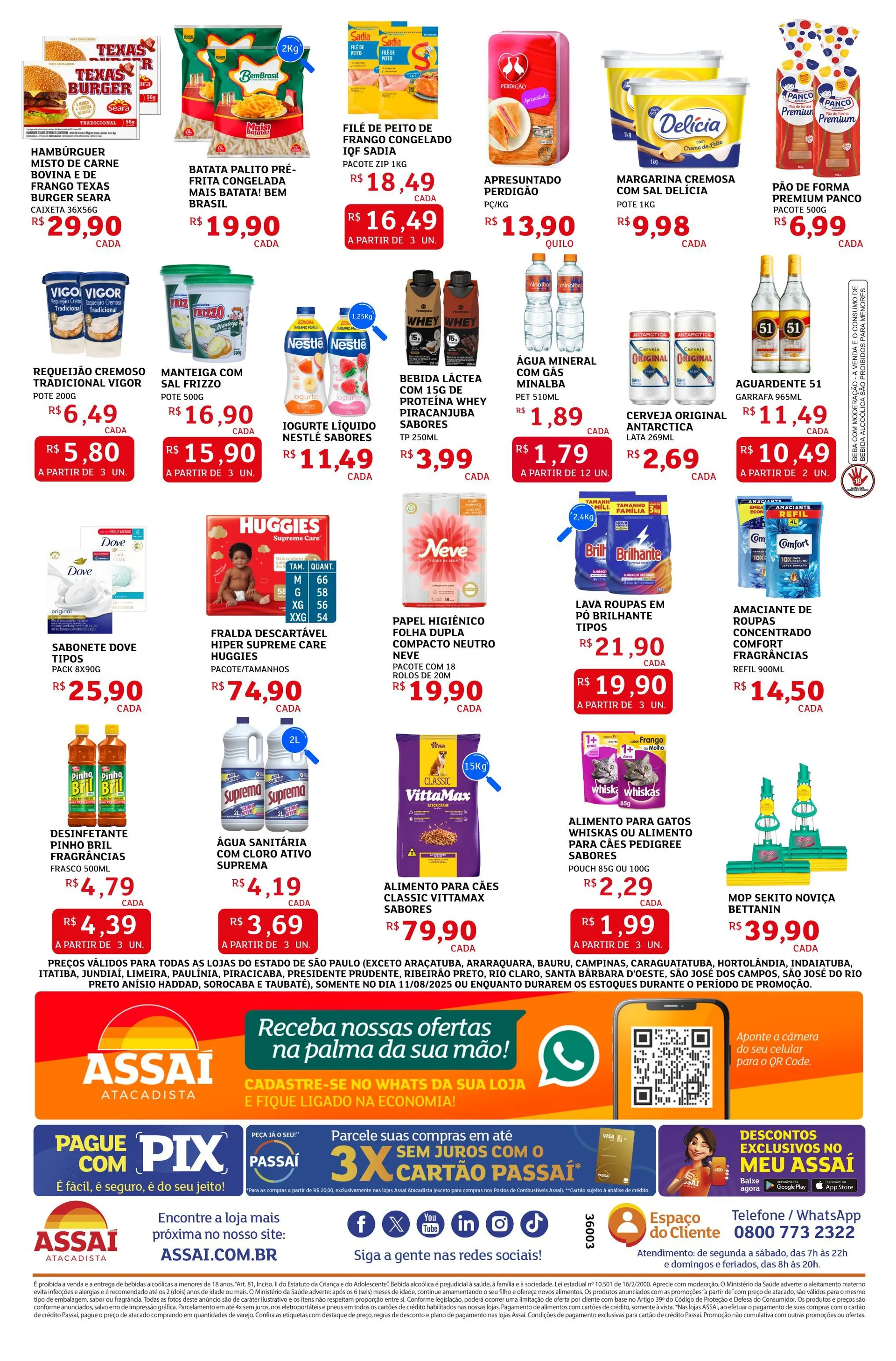 Encarte de Folhetos Assaí Atacadista 11 de agosto até 15 de agosto 2025 - Pagina 2