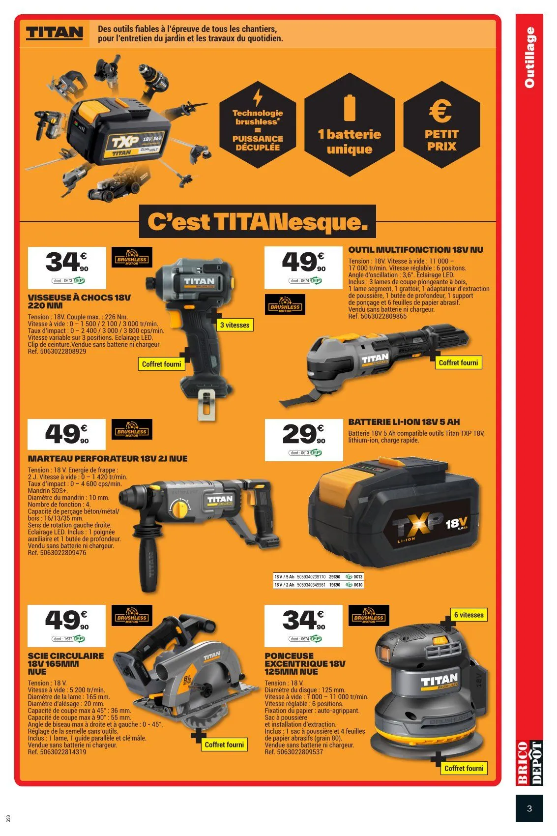 Catalogues Brico Dépôt du 22 mai au 7 juin 2026 - Catalogue page 3