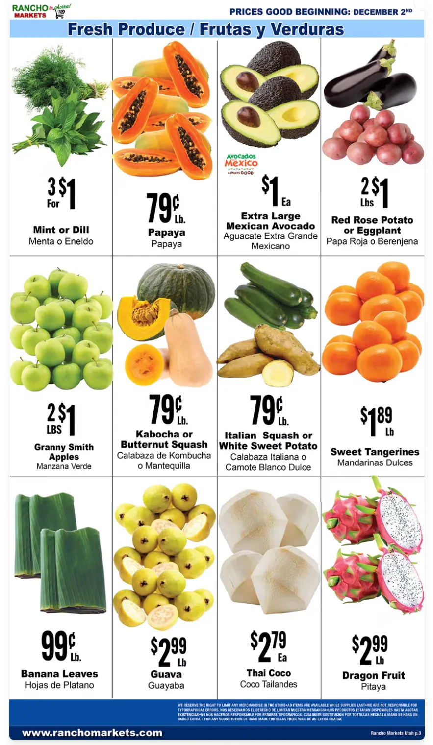 Weekly ad Rancho Markets Sales from December 2 to December 8 2025 - Page 3