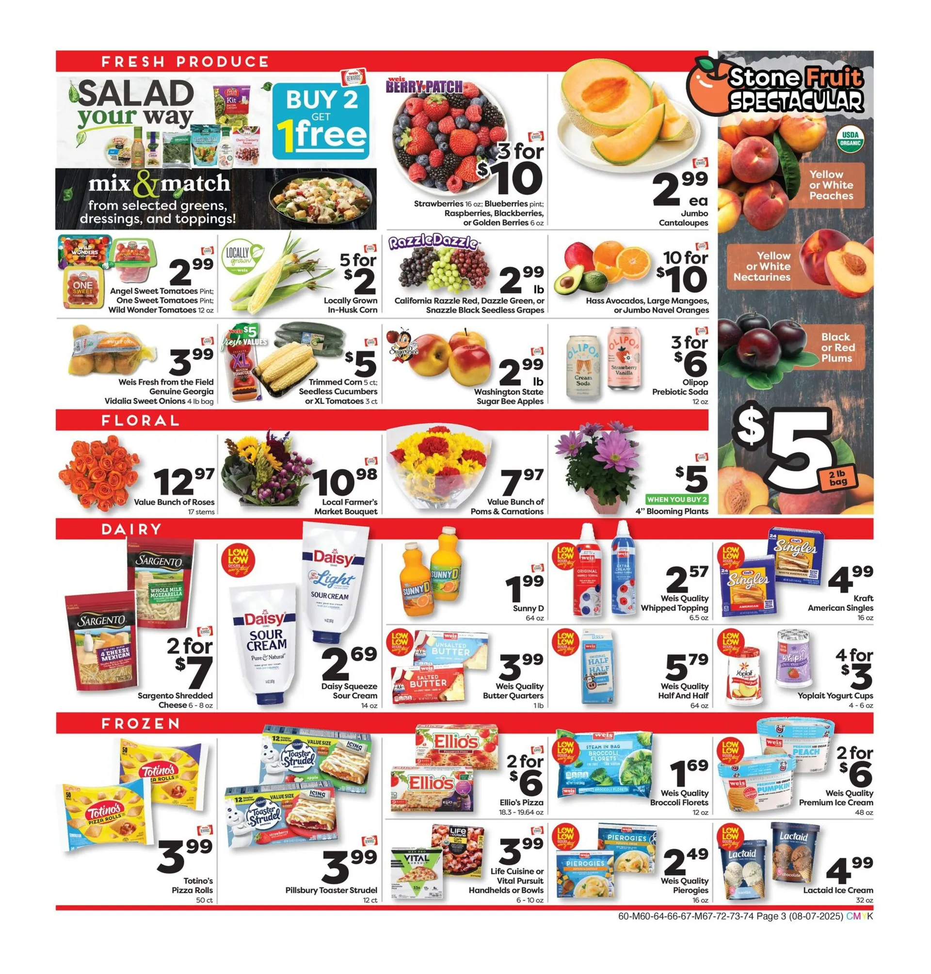 Weekly ad Weis Sales from August 7 to August 13 2025 - Page 3
