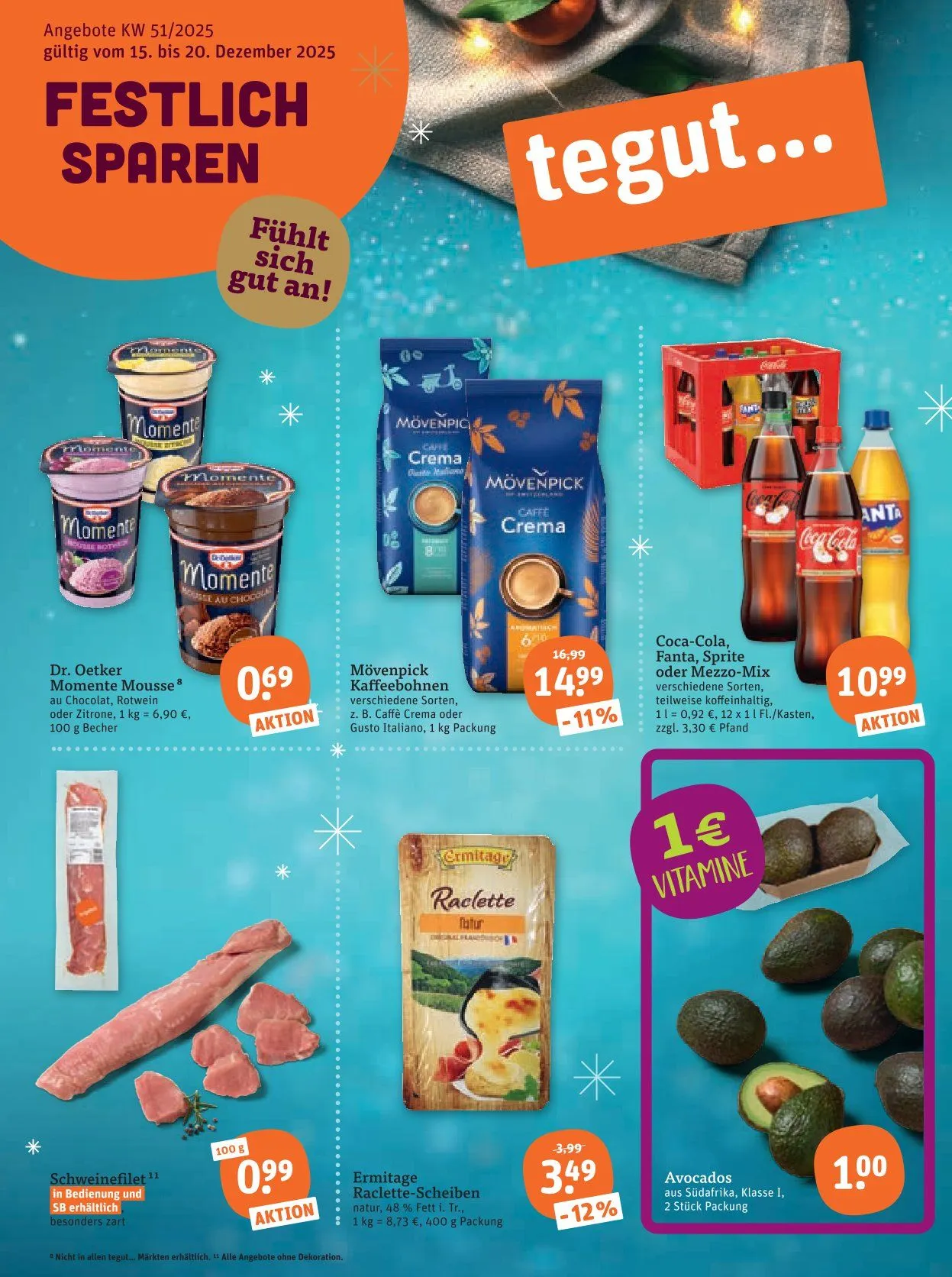 tegut... Sales von 15. Dezember bis 20. Dezember 2025 - Prospekt seite 3