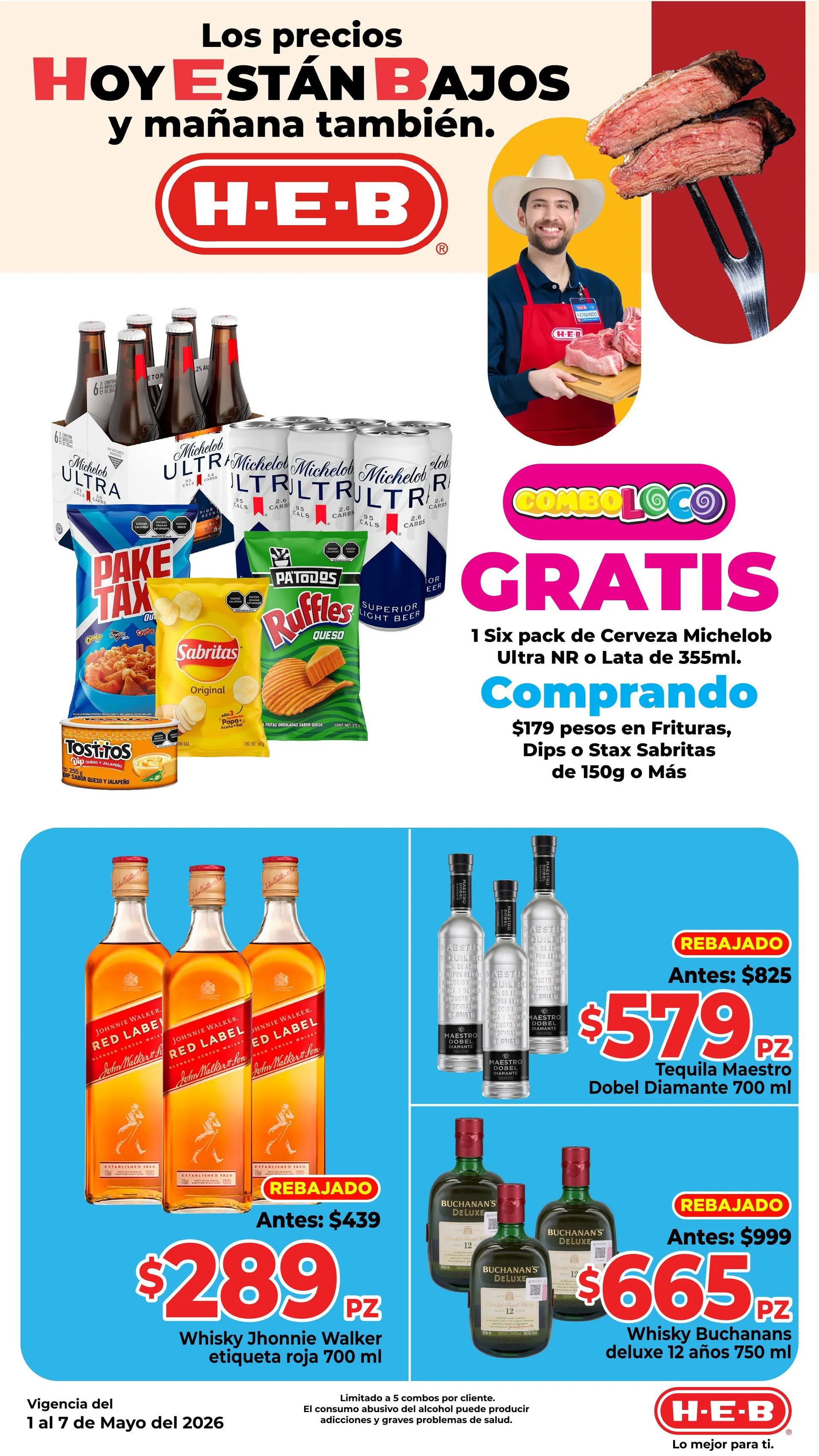 Catálogo de Ofertas  H-E-B 4 de mayo al 5 de mayo 2026 - Pagina 3