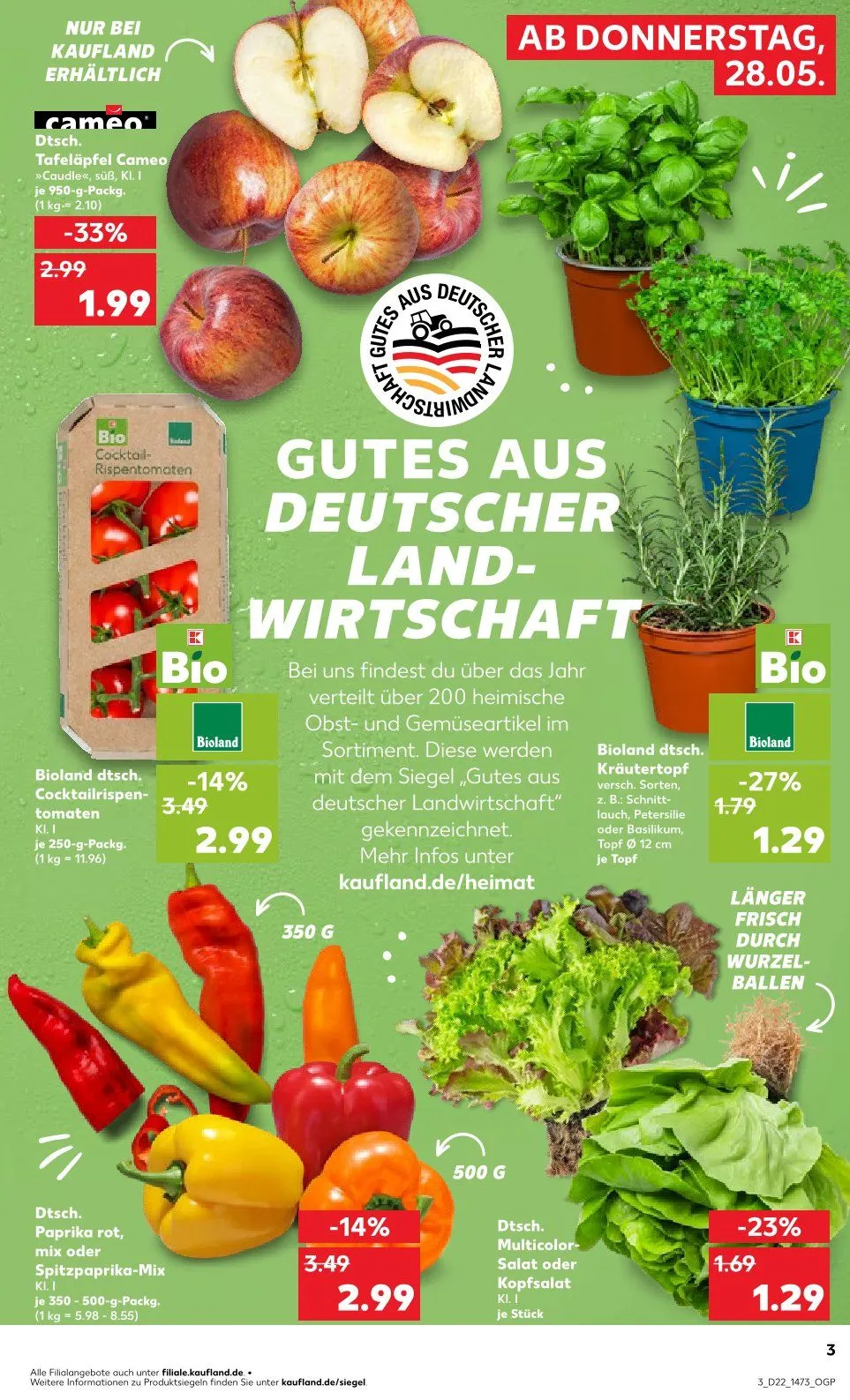 Kaufland Prospekte von 28. Mai bis 3. Juni 2026 - Prospekt seite 3