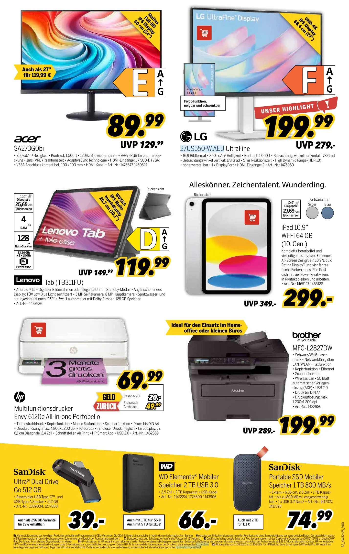 MEDIMAX Prospekte von 1. August bis 7. August 2025 - Prospekt seite 3