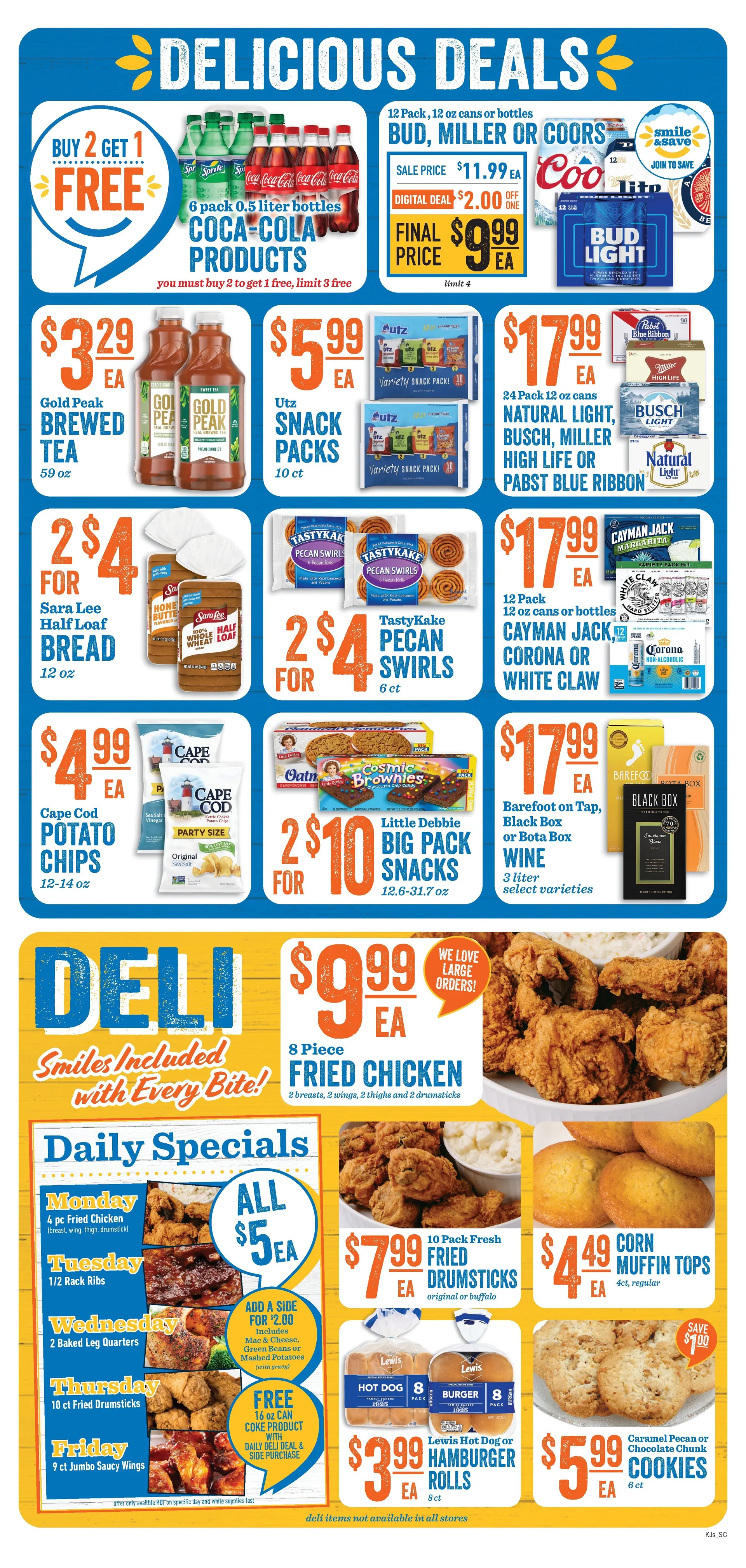 Weekly promotion KJ´s Market Sales spanning from January 28 to February 2 2026 - Page 3 for Catalogue 365