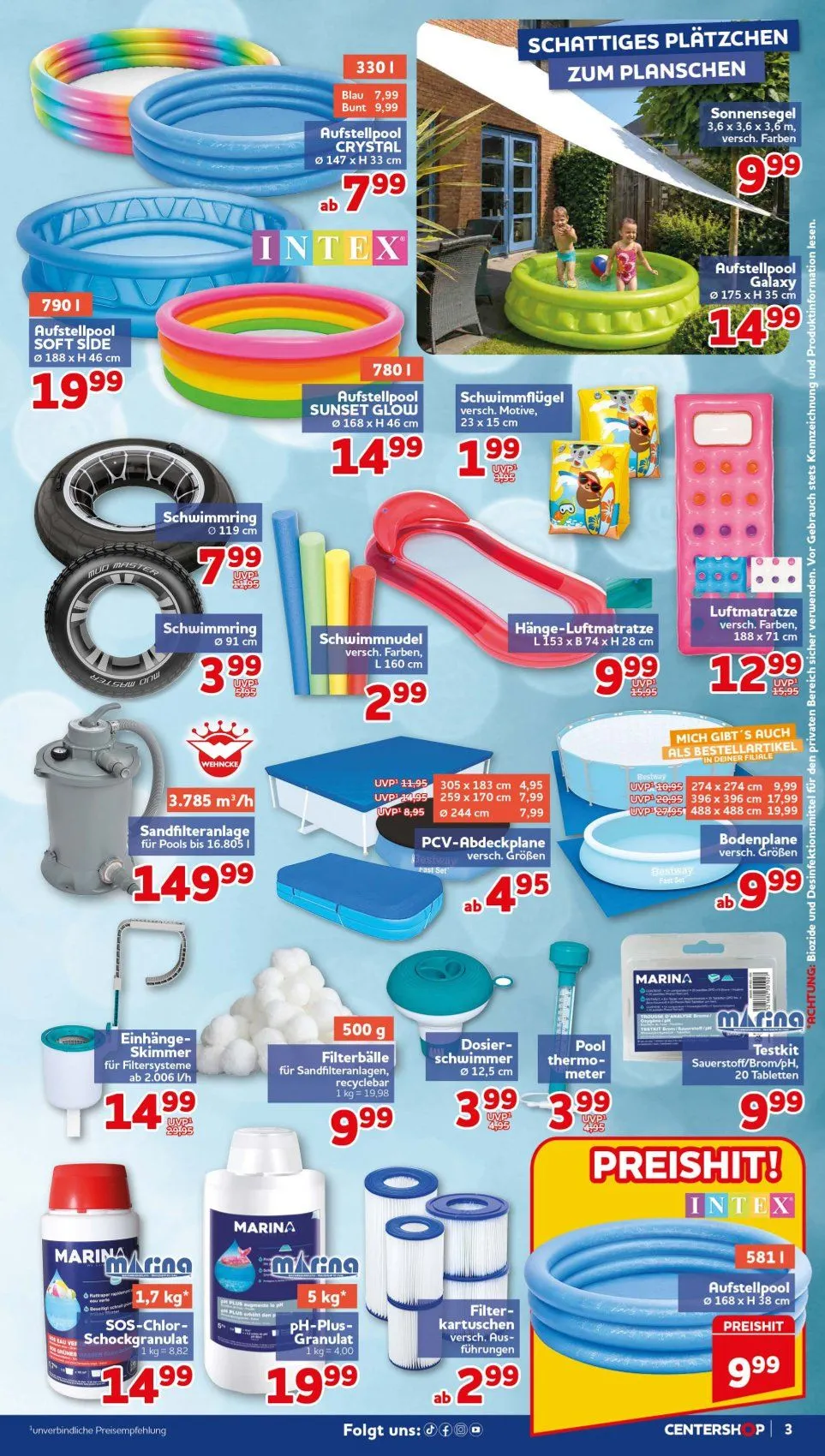 CENTERSHOP Angebote von 27. Juli bis 2. August 2026 - Prospekt seite 3