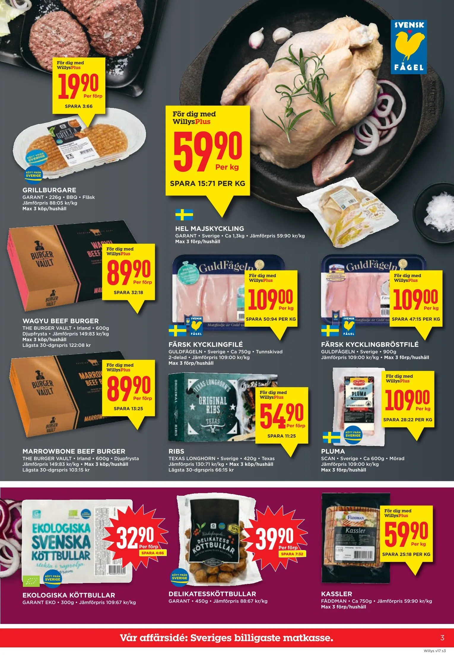 Willys från 20 april till 26 april 2026 - Reklamblad sidor 3