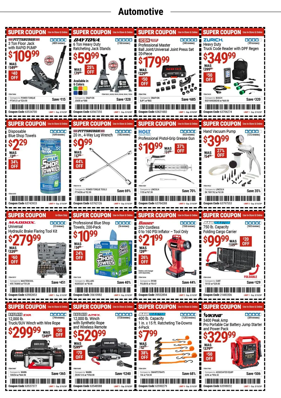 Weekly ad  Harbor Freight weekly ads from April 27 to May 10 2026 - Page 2