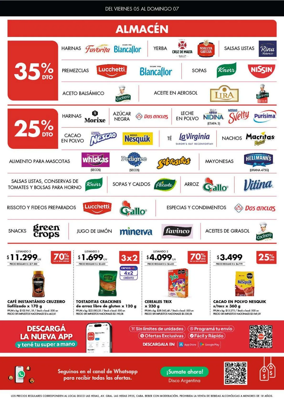 Ofertas de  Ofertas Disco 5 de junio al 7 de junio 2026 - Página 3 del catálogo