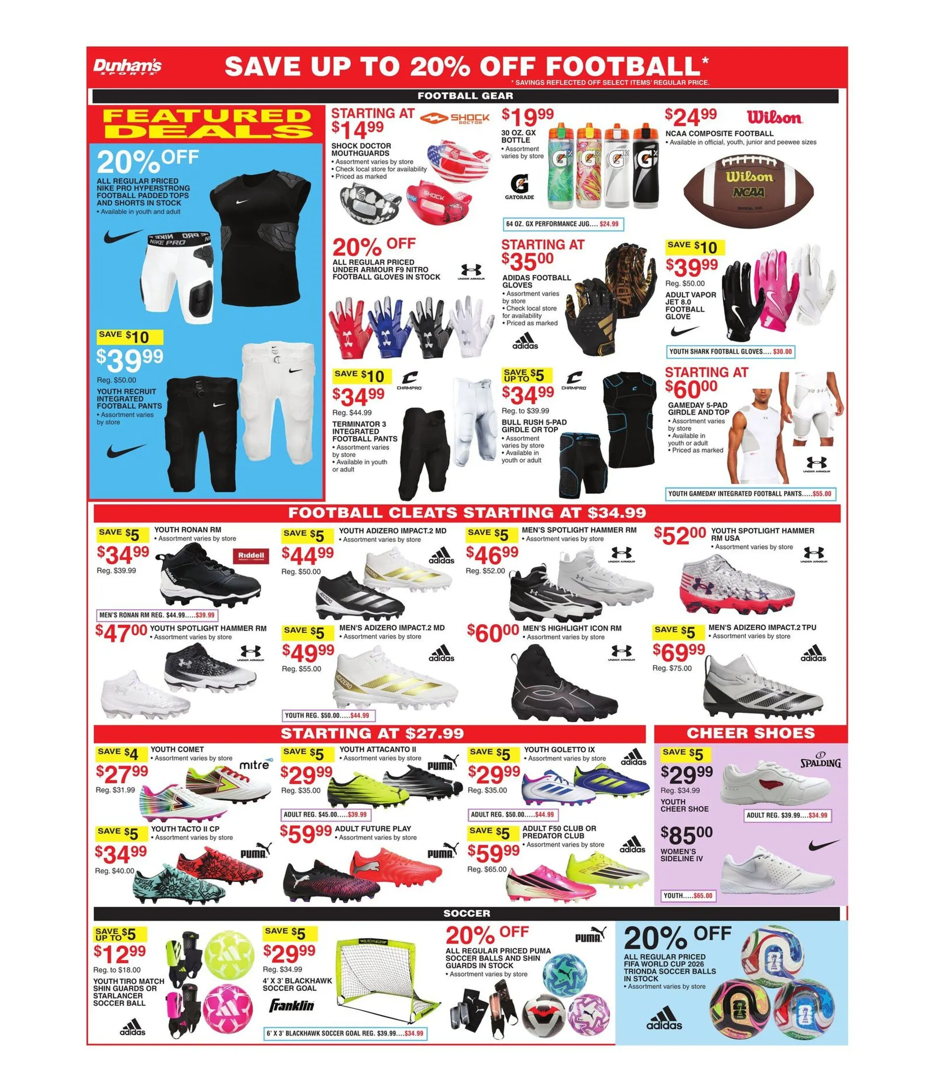Weekly promotion Dunham's Sports Sales spanning from July 18 to July 23 2026 - Page 3 for Catalogue 365