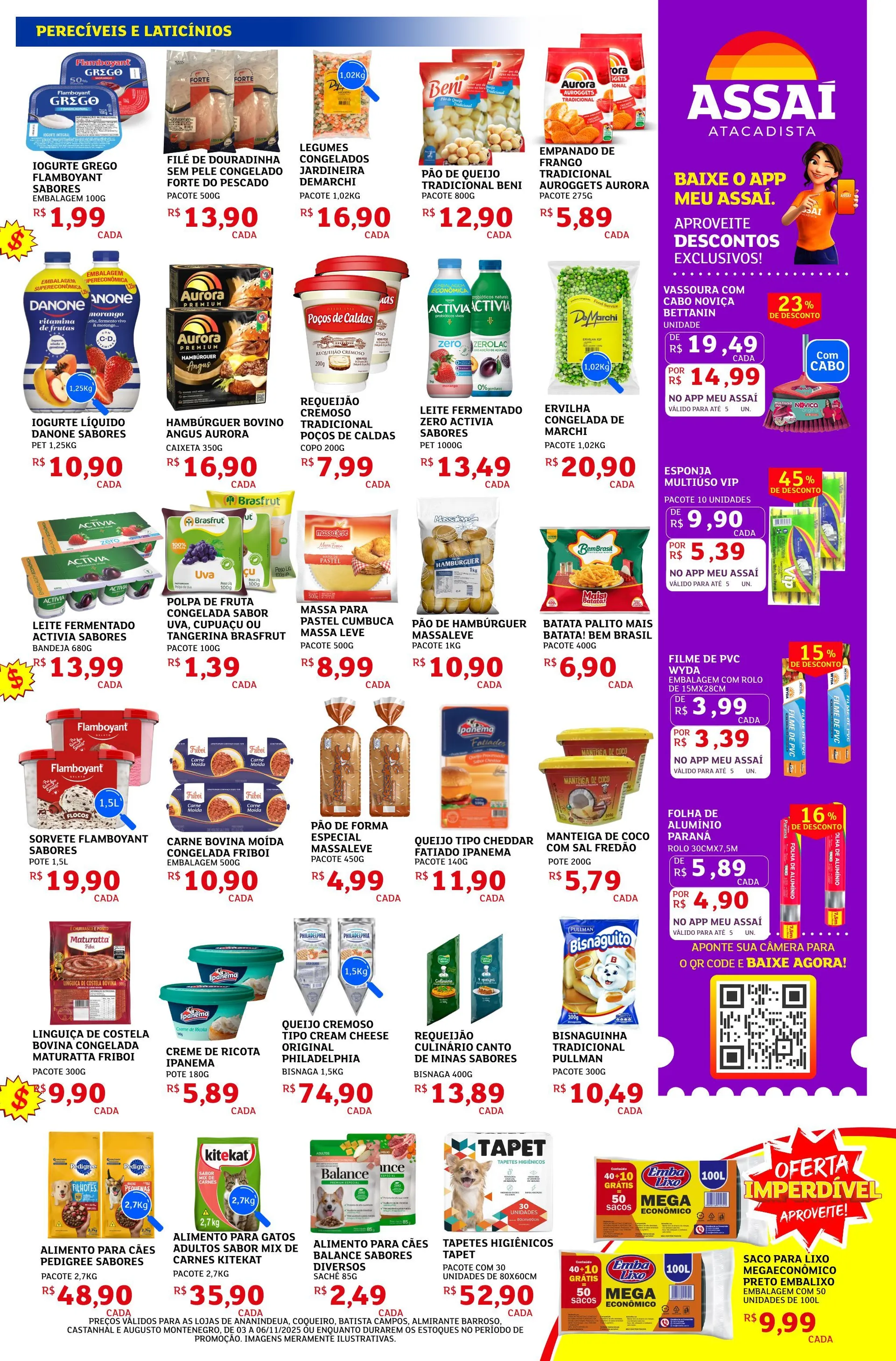 Encarte de  Folhetos Assaí Atacadista  3 de novembro até 6 de novembro 2025 - Pagina 3