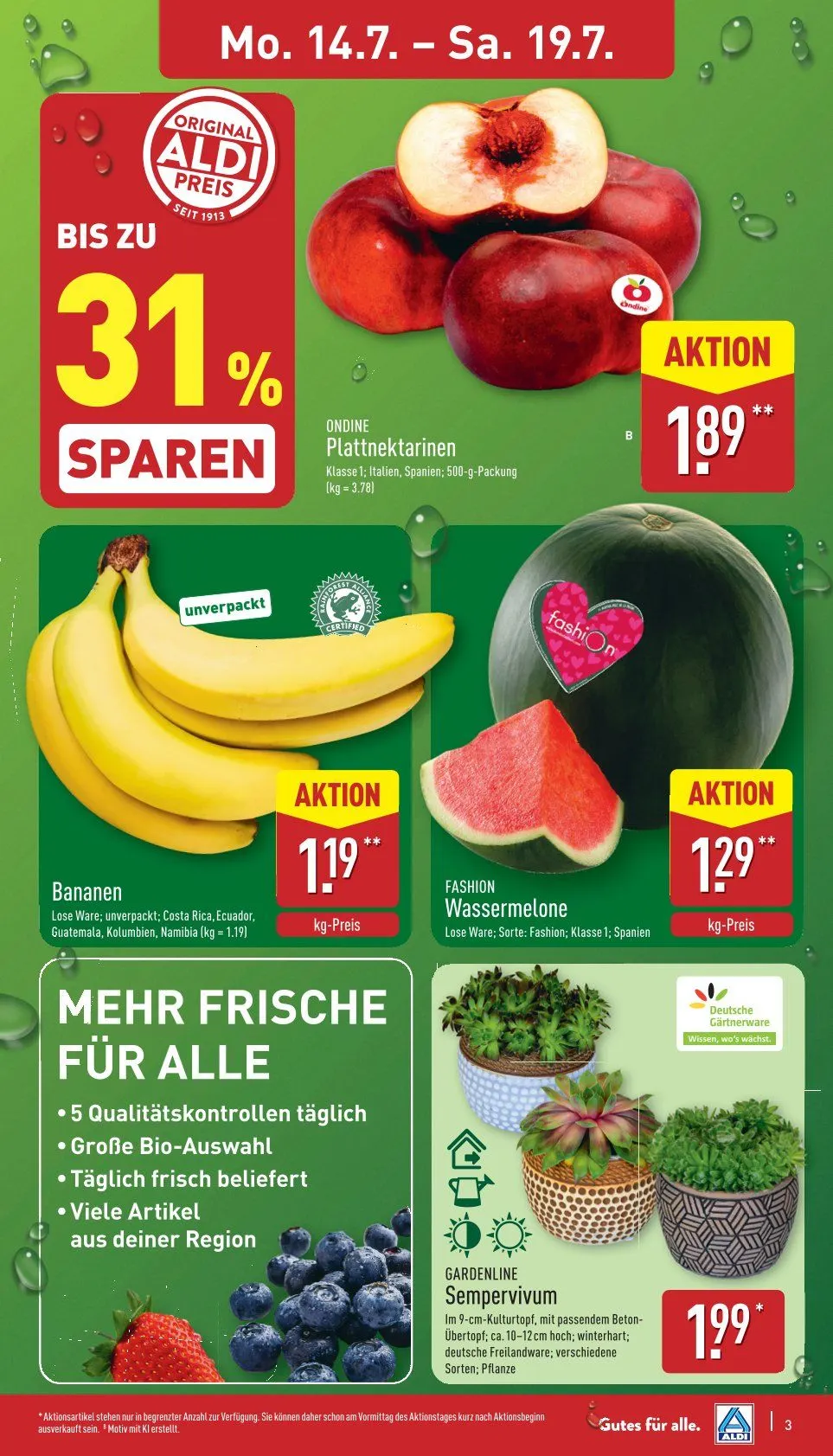 ALDI Nord Prospekte von 14. Juli bis 19. Juli 2025 - Prospekt seite 3