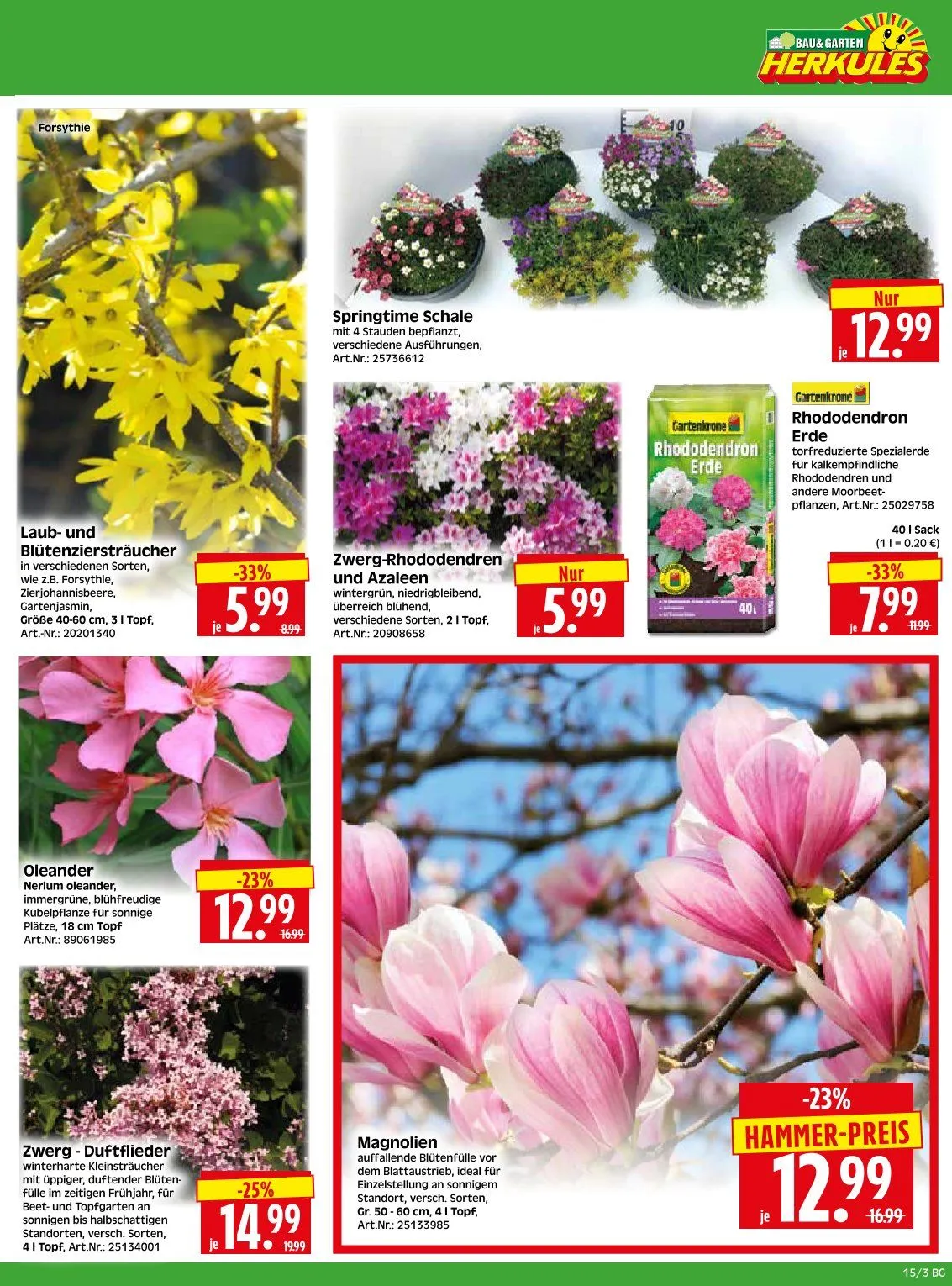 Herkules Baumarkt Angebote von 7. April bis 11. April 2026 - Prospekt seite 3