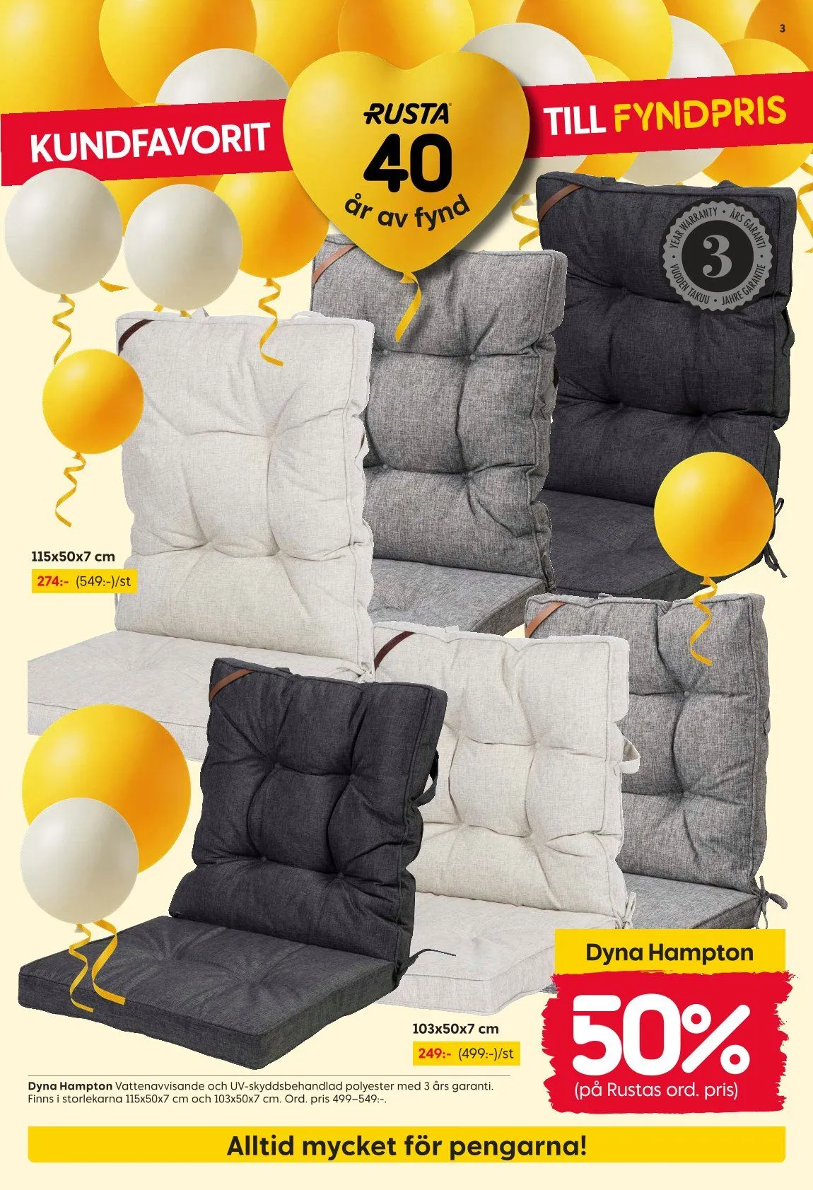 Senaste Rusta erbjudanden från 4 maj till 10 maj 2026 - Reklamblad sidor 3