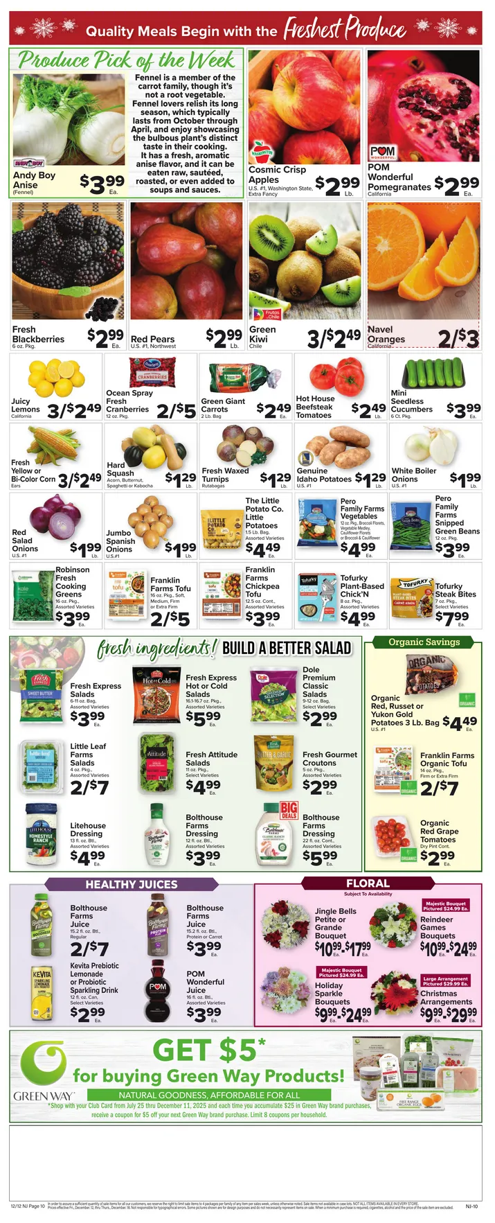 Weekly promotion Foodtown Sales spanning from December 12 to December 18 2025 - Page 3 for Catalogue 365