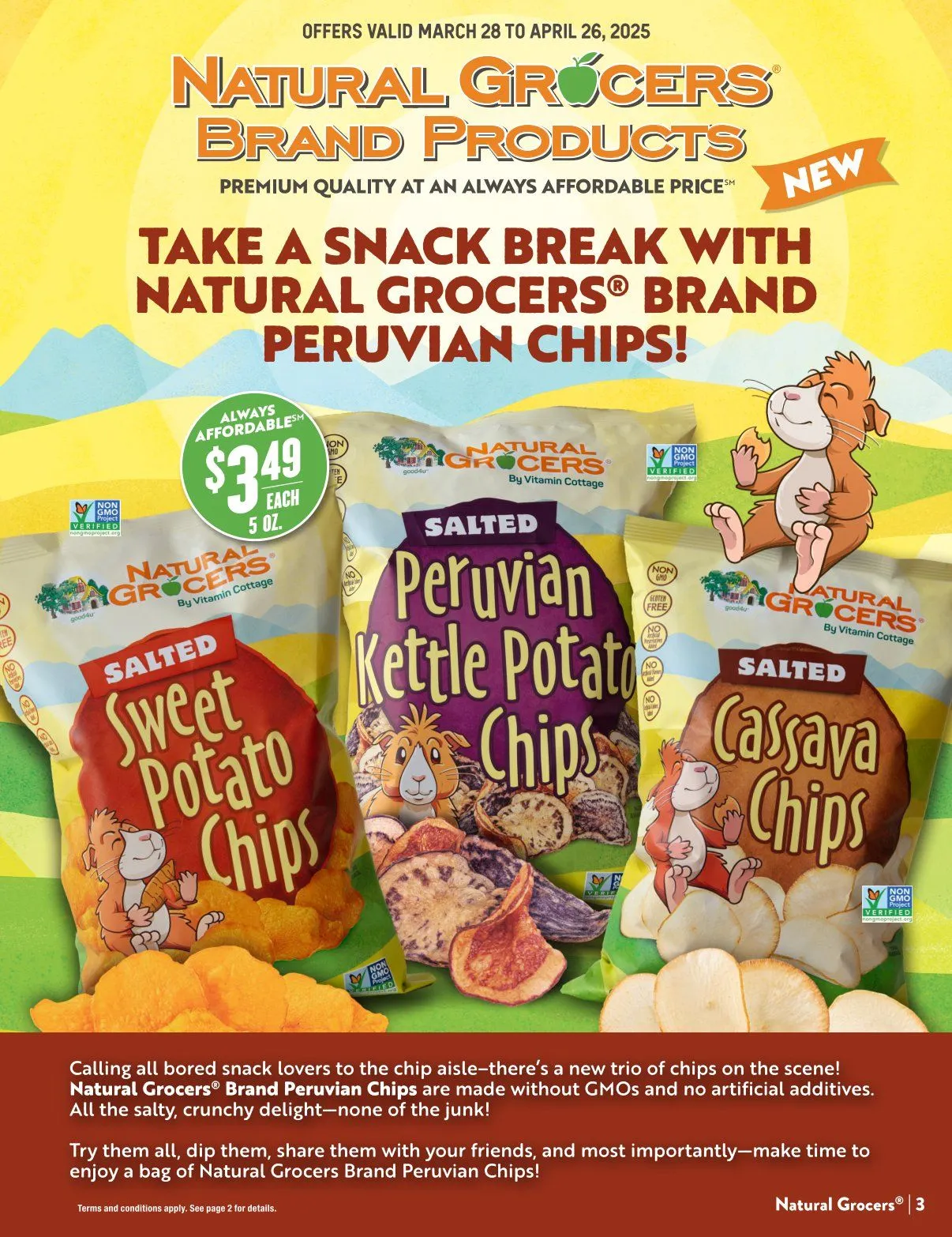 Weekly ad Natural Grocers Deals from April 4 to April 30 2025 - Page 3
