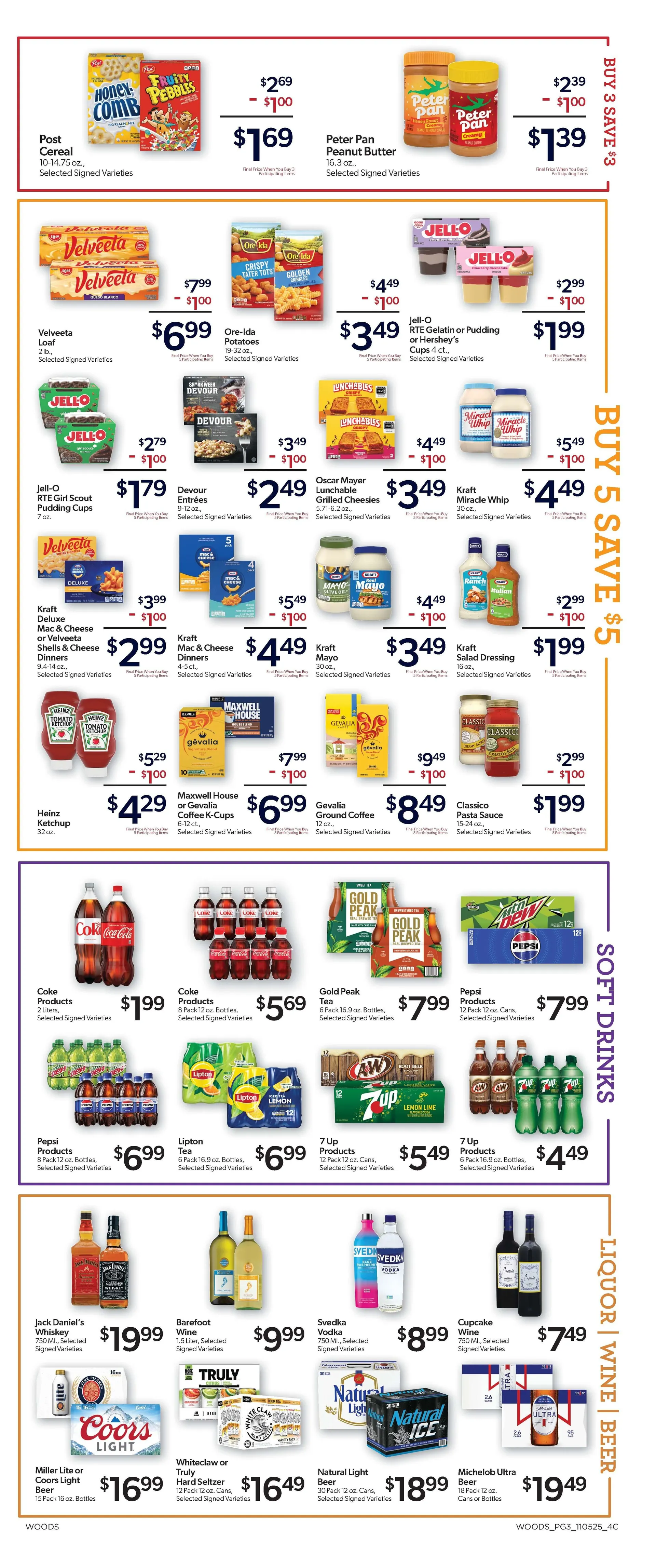 Weekly ad Woods Supermarket Sales from November 5 to November 11 2025 - Page 3