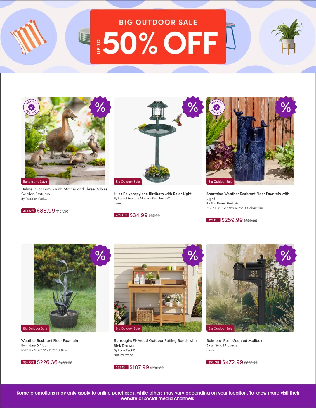Weekly ad  Wayfair Sales from April 1 to April 20 2026 - Page 2