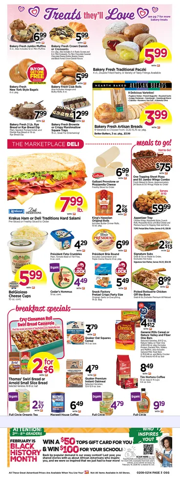 Weekly ad Tops Friendly Markets Sales from February 11 to February 15 2026 - Page 3