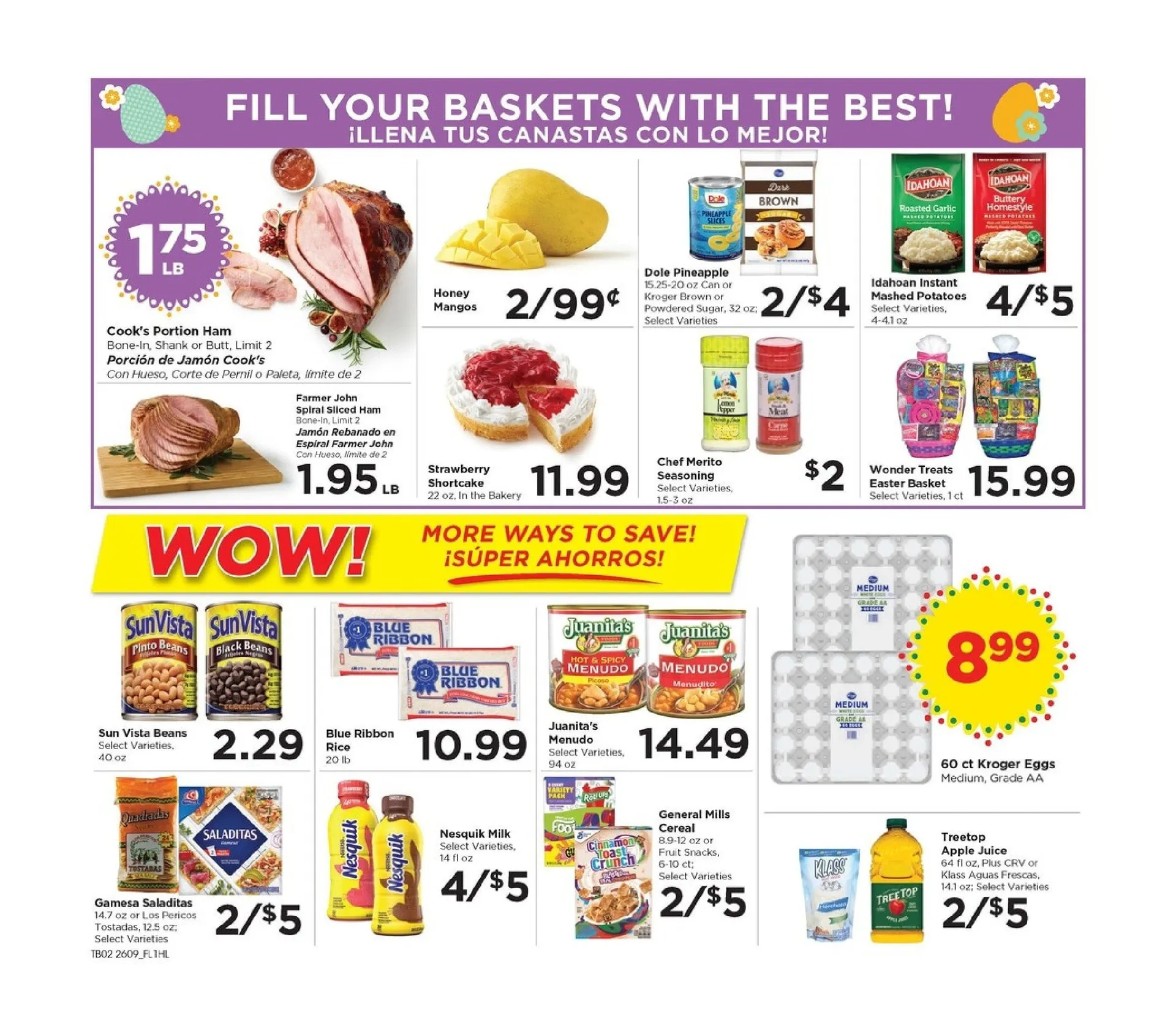 Weekly promotion  Food 4 Less Sales spanning from April 1 to April 7 2026 - Page 3 for Catalogue 365