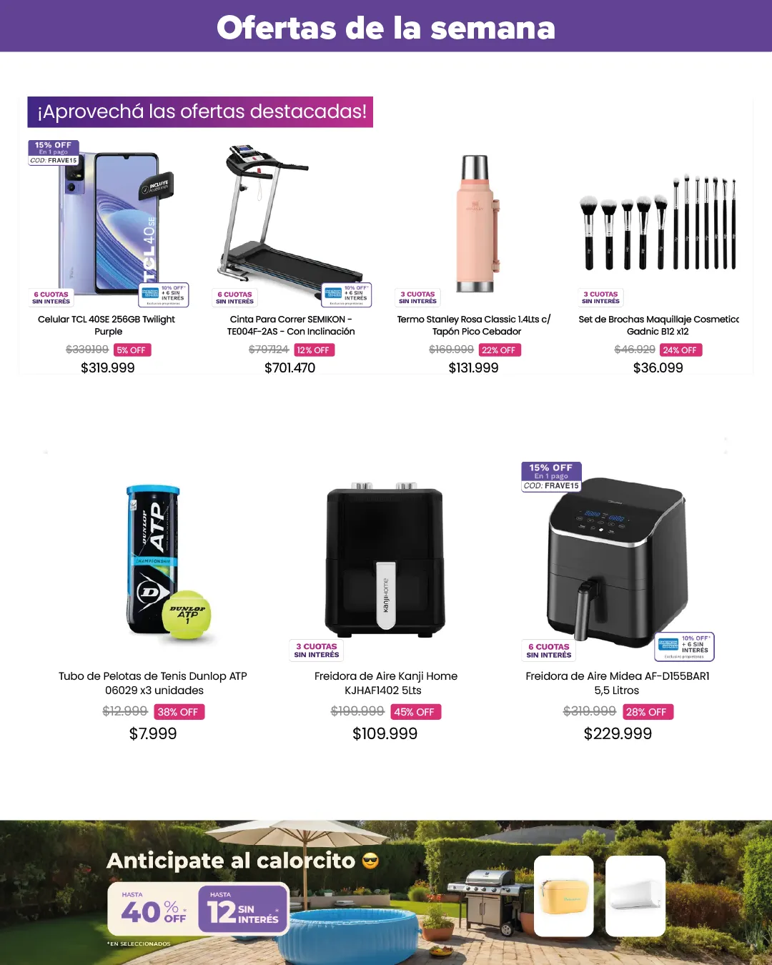 Ofertas de Frávega Ofertas y descuentos 1 de octubre al 16 de octubre 2024 - Página 7 del catálogo