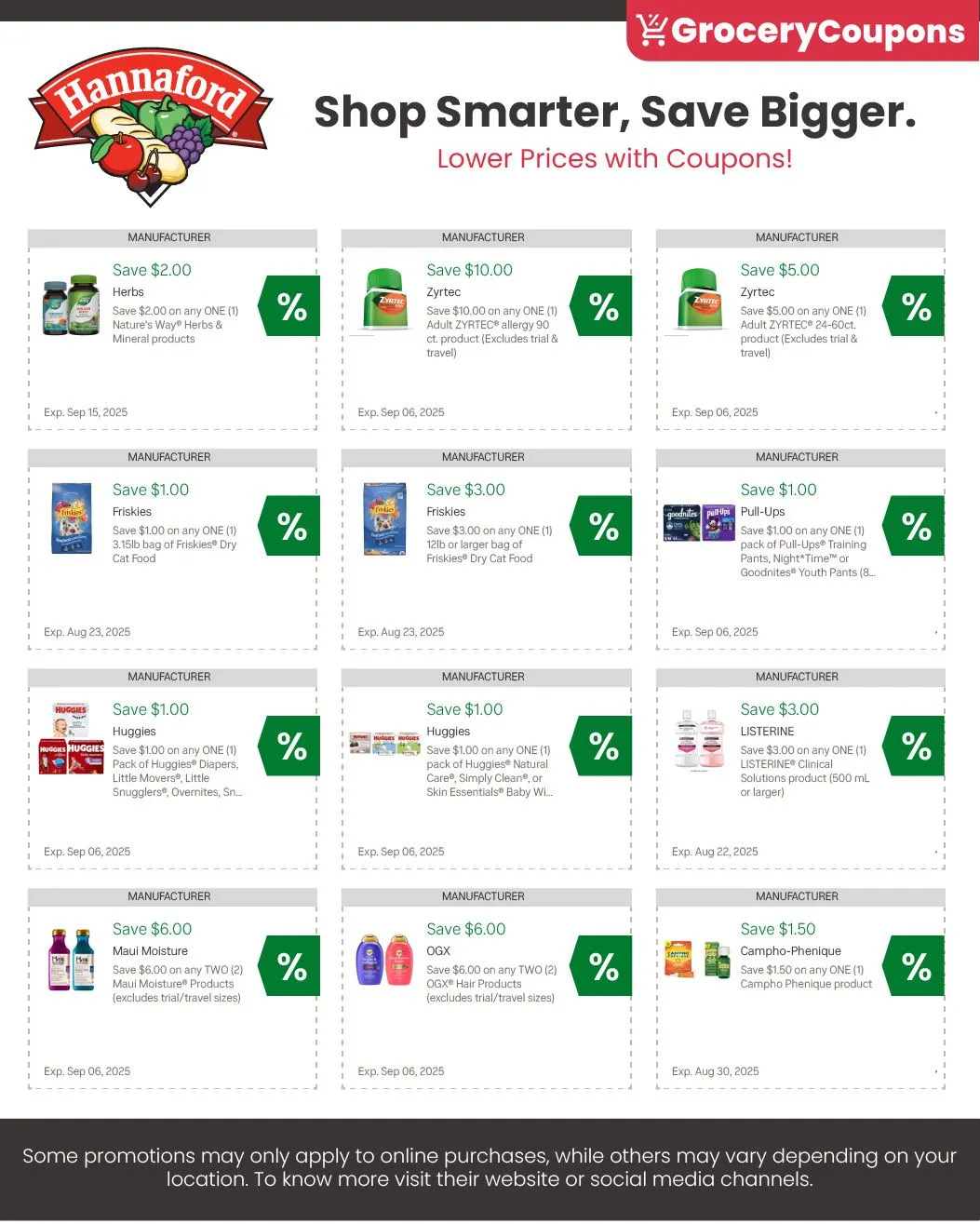 Weekly ad Hannaford coupons from August 5 to September 29 2025 - Page 2