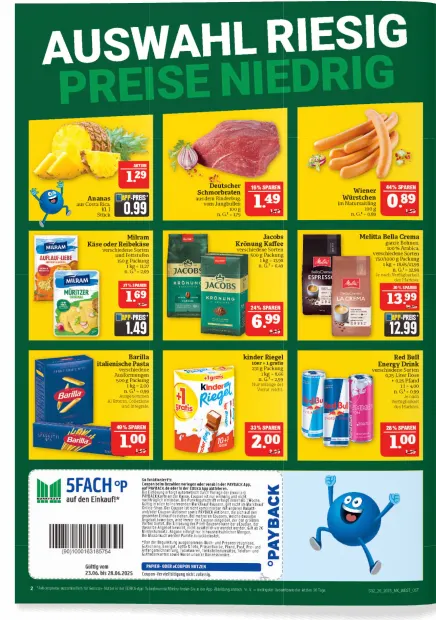 Aktueller Prospekt von MARKTKAUF von 22. Juni bis 28. Juni 2025 - Prospekt seite 2