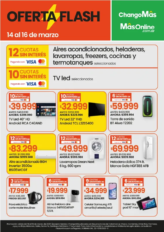 Ofertas de ChangoMas Oferta Flash 14 de marzo al 16 de marzo 2025 - Página 2 del catálogo
