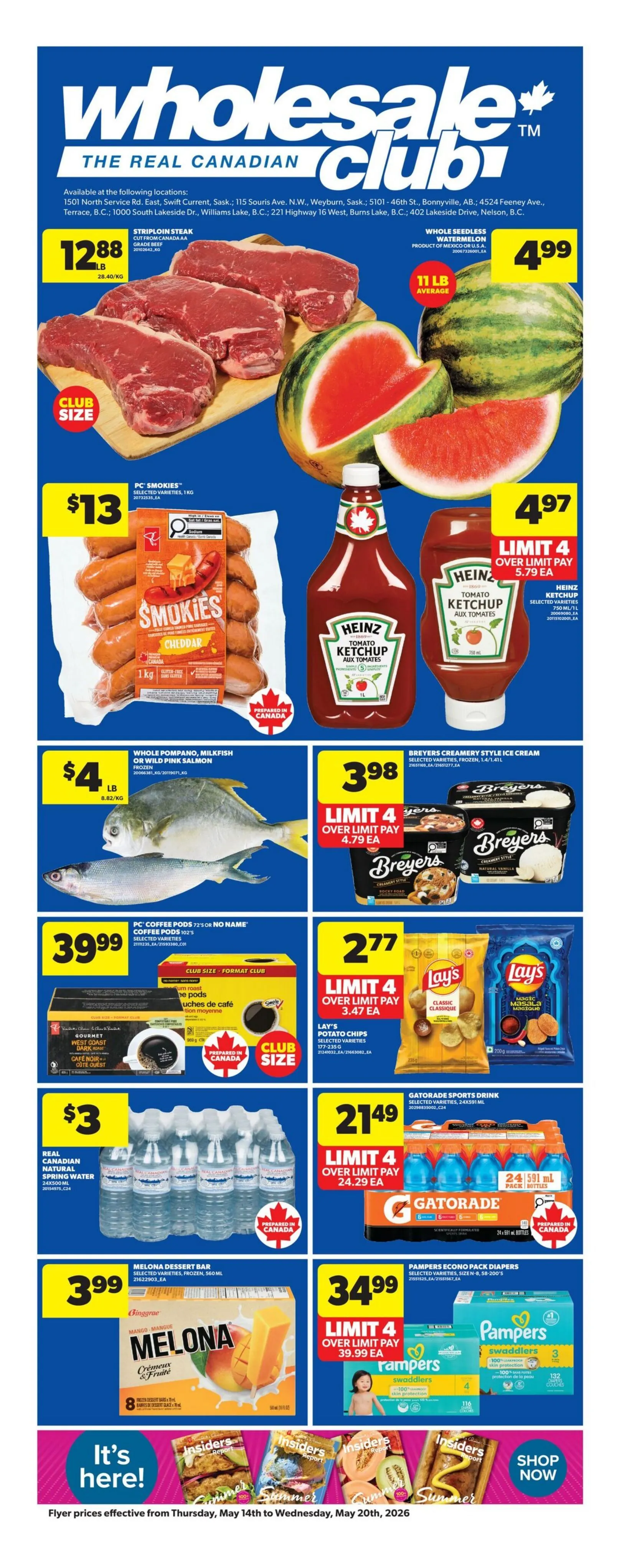 Wholesale Club Sales from May 14 to May 20 2026 - flyer page 1