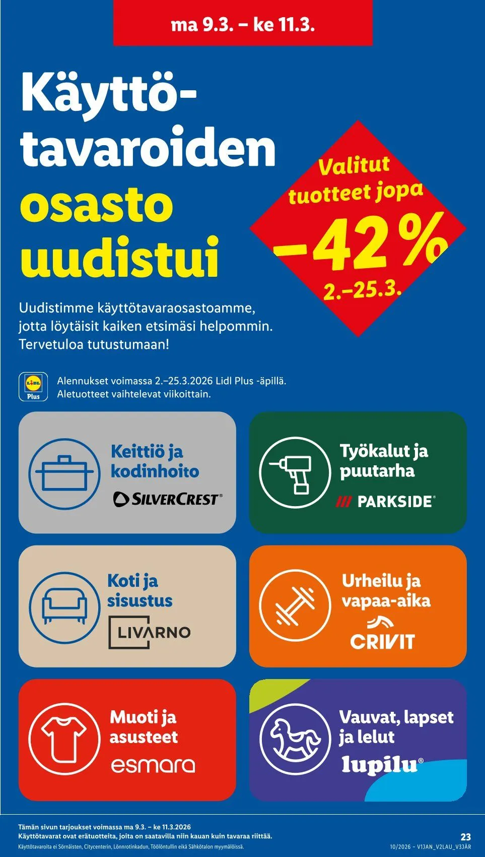 Kaupan Lidl uusimmat voimassa alkaen 5. maaliskuuta - 8. maaliskuuta 2026 - Tarjouslehti sivu 31