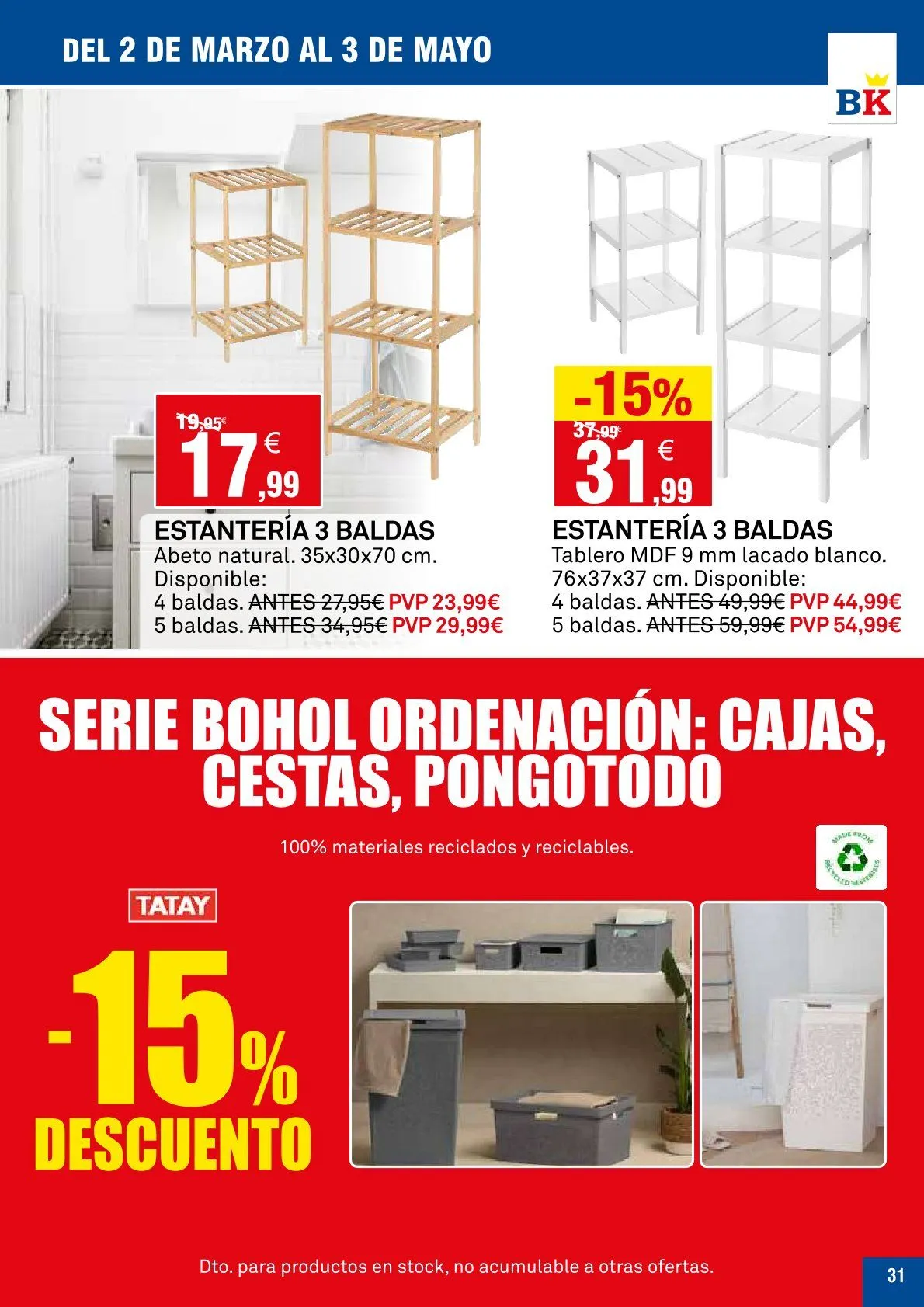 Catálogo de Bricoking Ofertas 2 de marzo al 3 de marzo 2026 - Página 31