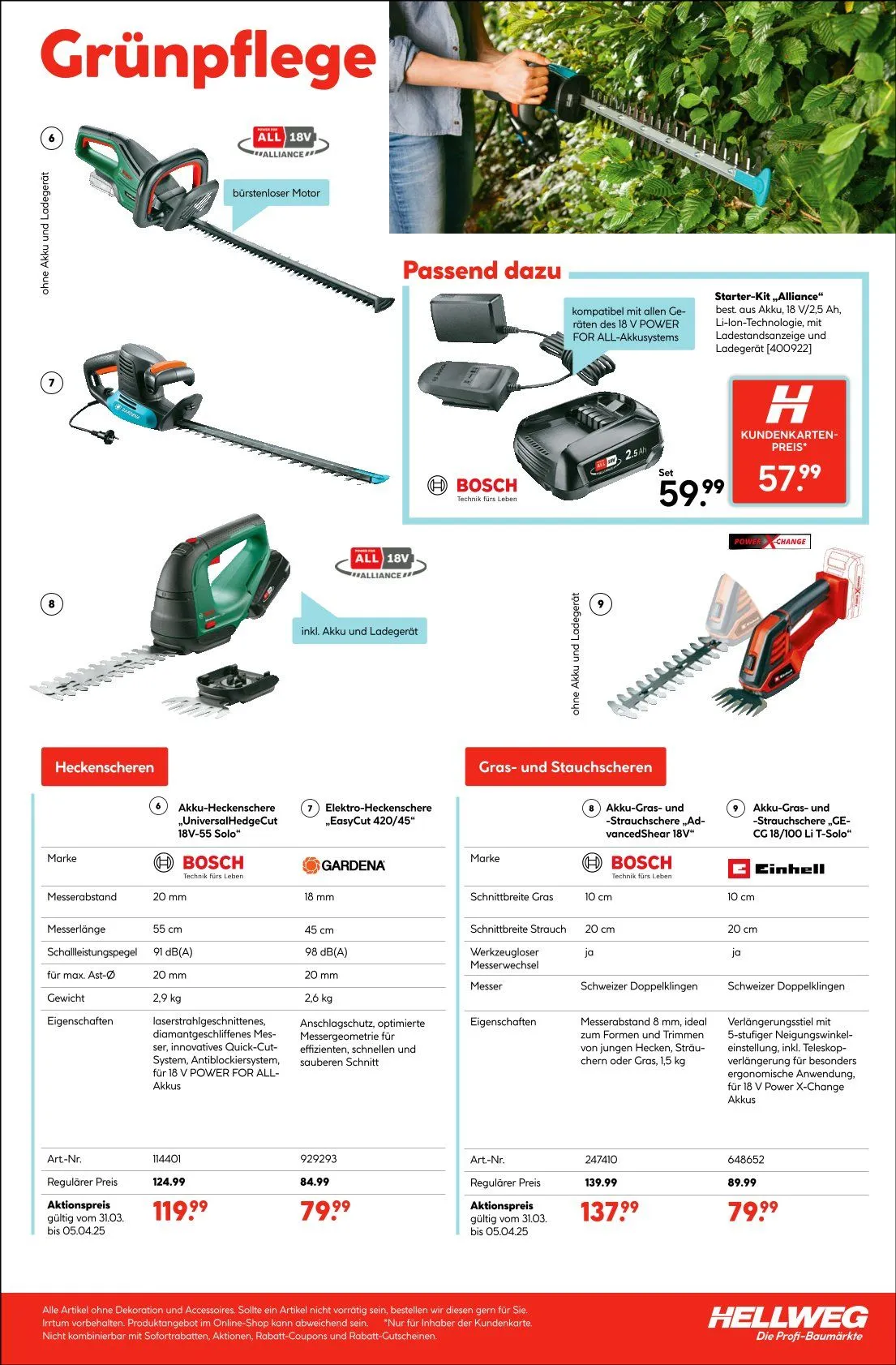 Hellweg Prospekt von 31. März bis 10. April 2025 - Prospekt seite 31