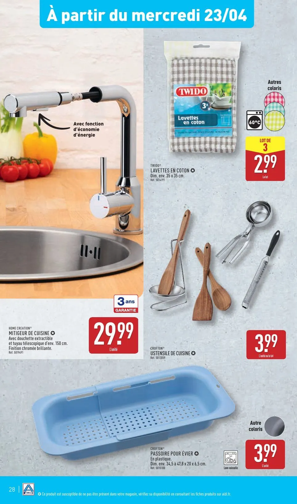 ALDI Promos du 23 avril au 28 avril 2025 - Catalogue page 31