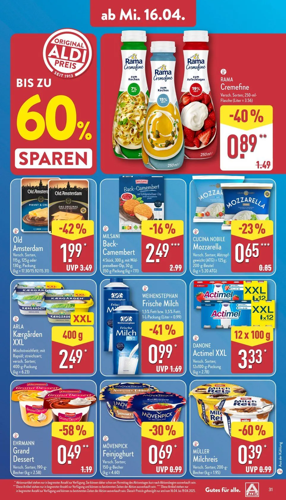 ALDI Aktuell Angebote von 14. April bis 19. April 2025 - Prospekt seite 29