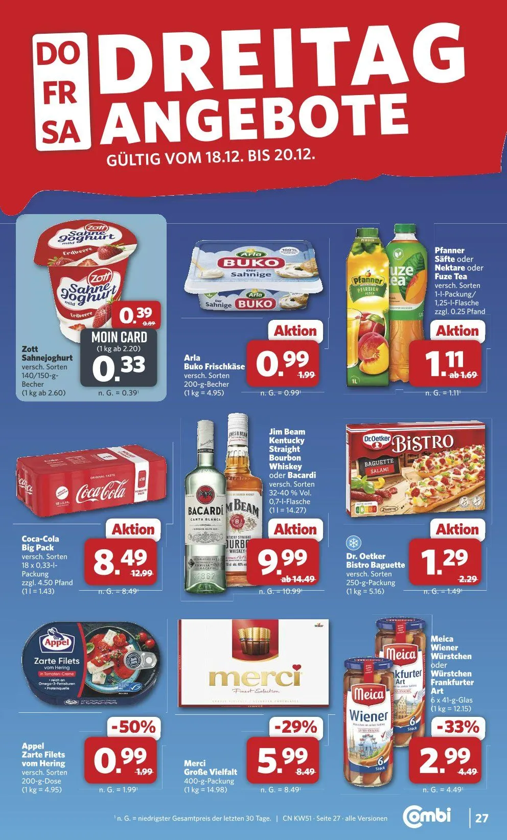 Combi Angebote von 15. Dezember bis 20. Dezember 2025 - Prospekt seite 31