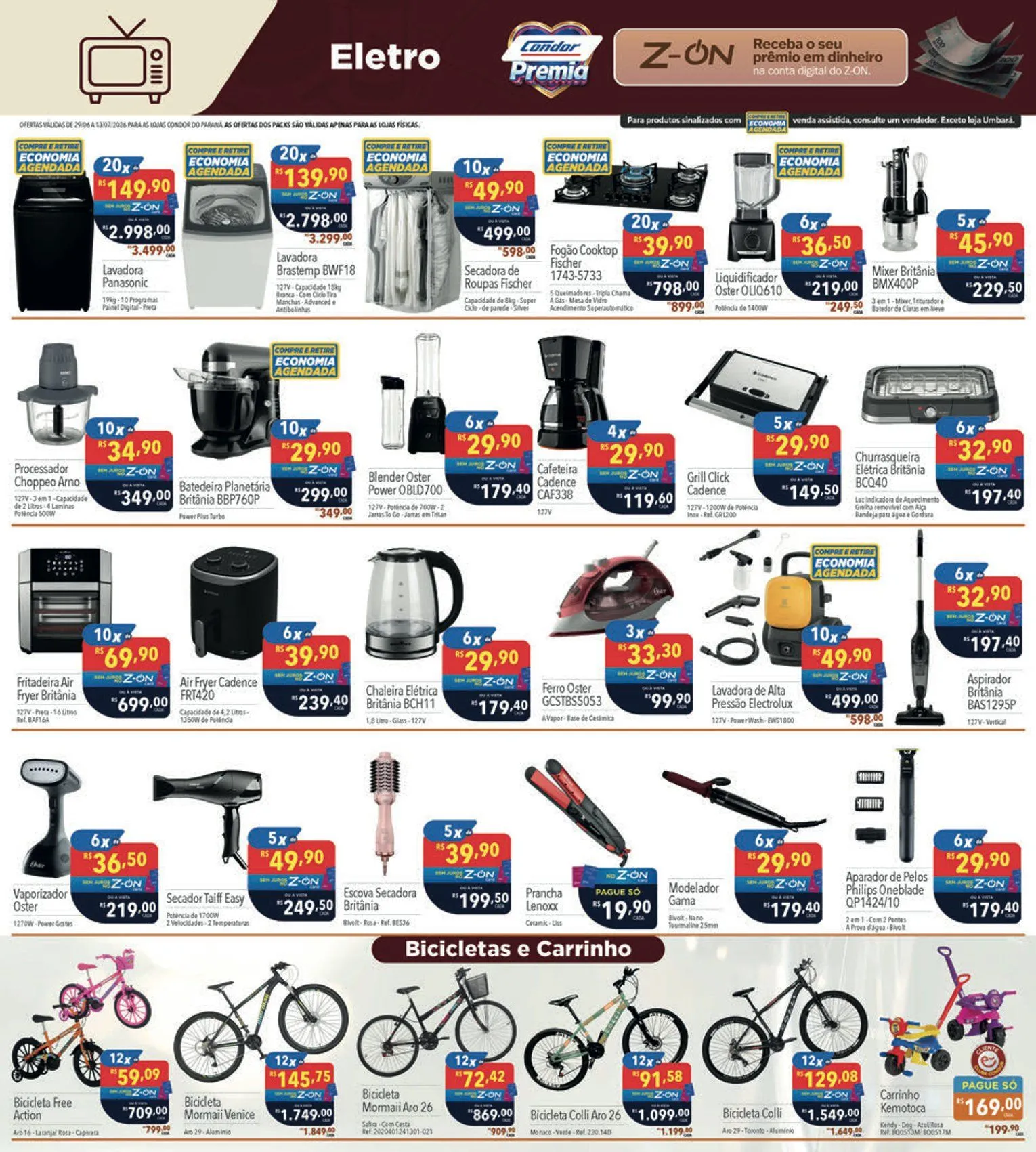Encarte de  Folhetos Supermercados Condor 29 de junho até 13 de julho 2026 - Pagina 31