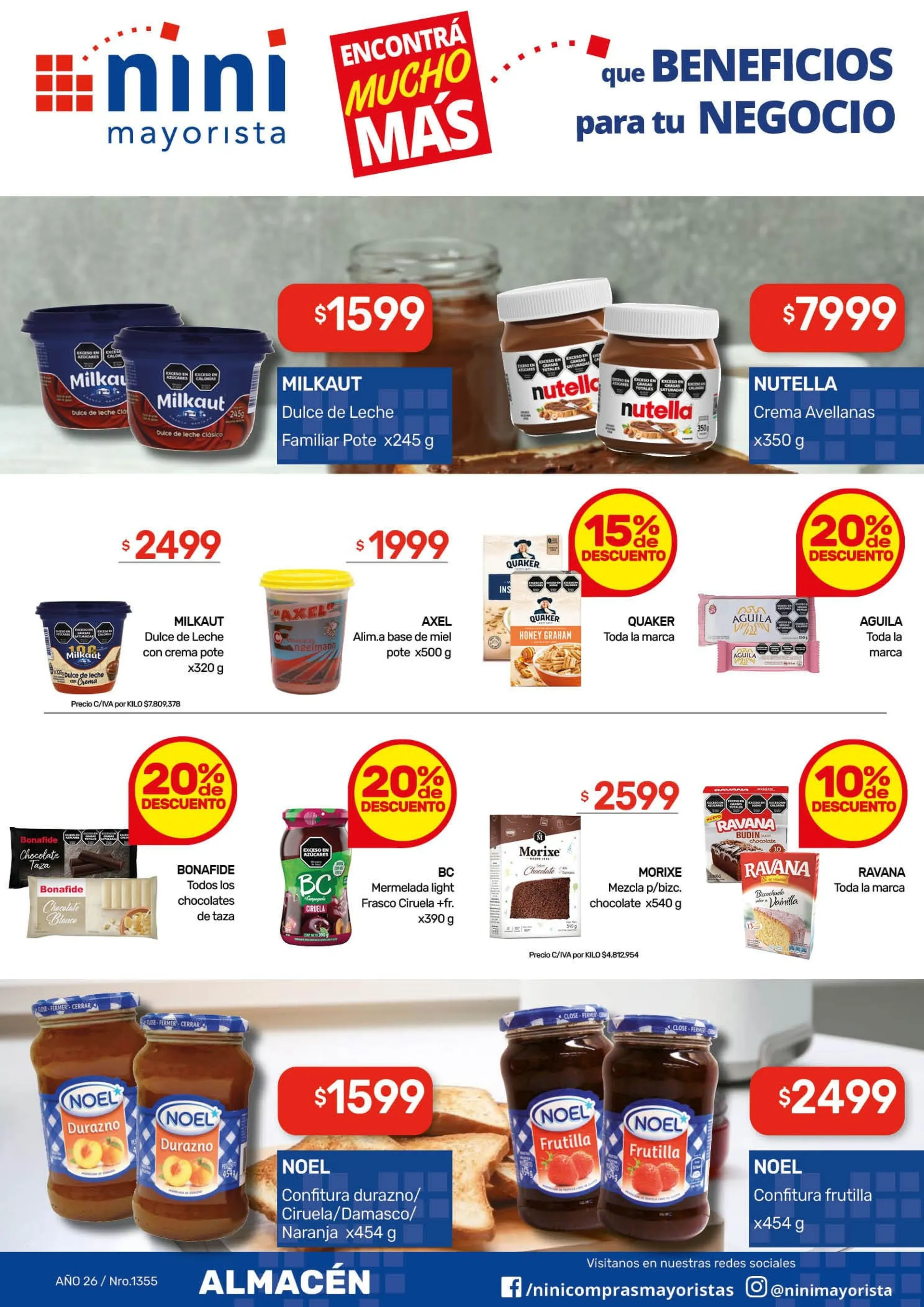 Ofertas de Nini Mayorista Ofertas 17 de abril al 19 de abril 2026 - Página 31 del catálogo