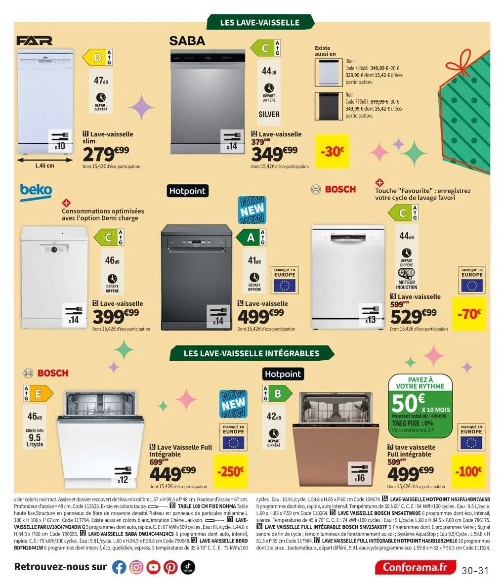 Conforama Catalogue du 1 décembre au 25 décembre 2025 - Catalogue page 31
