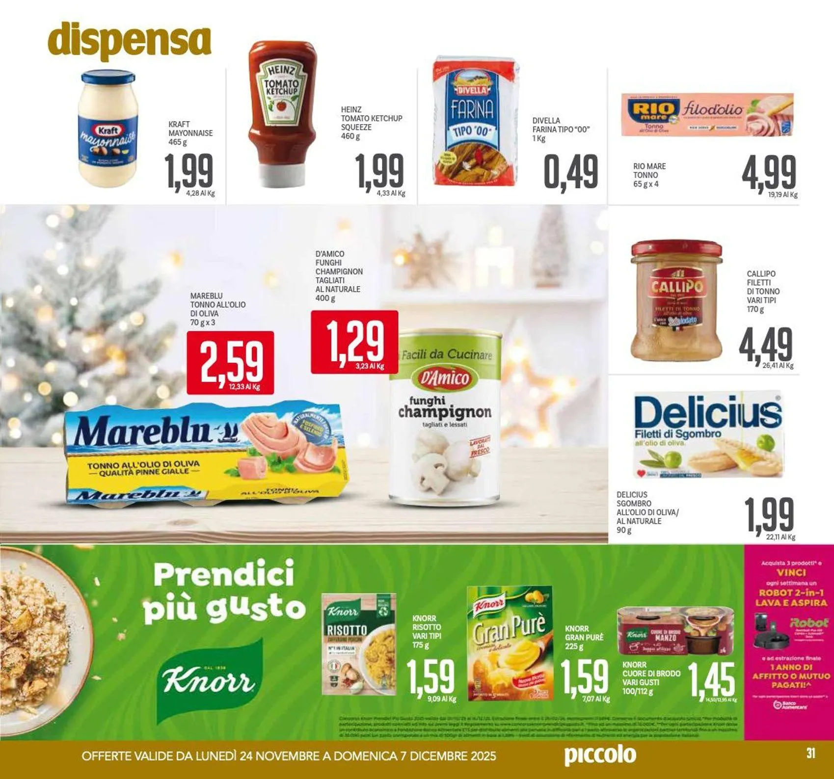Piccolo Volantino da 24 novembre a 7 dicembre di 2025 - Pagina del volantino 31