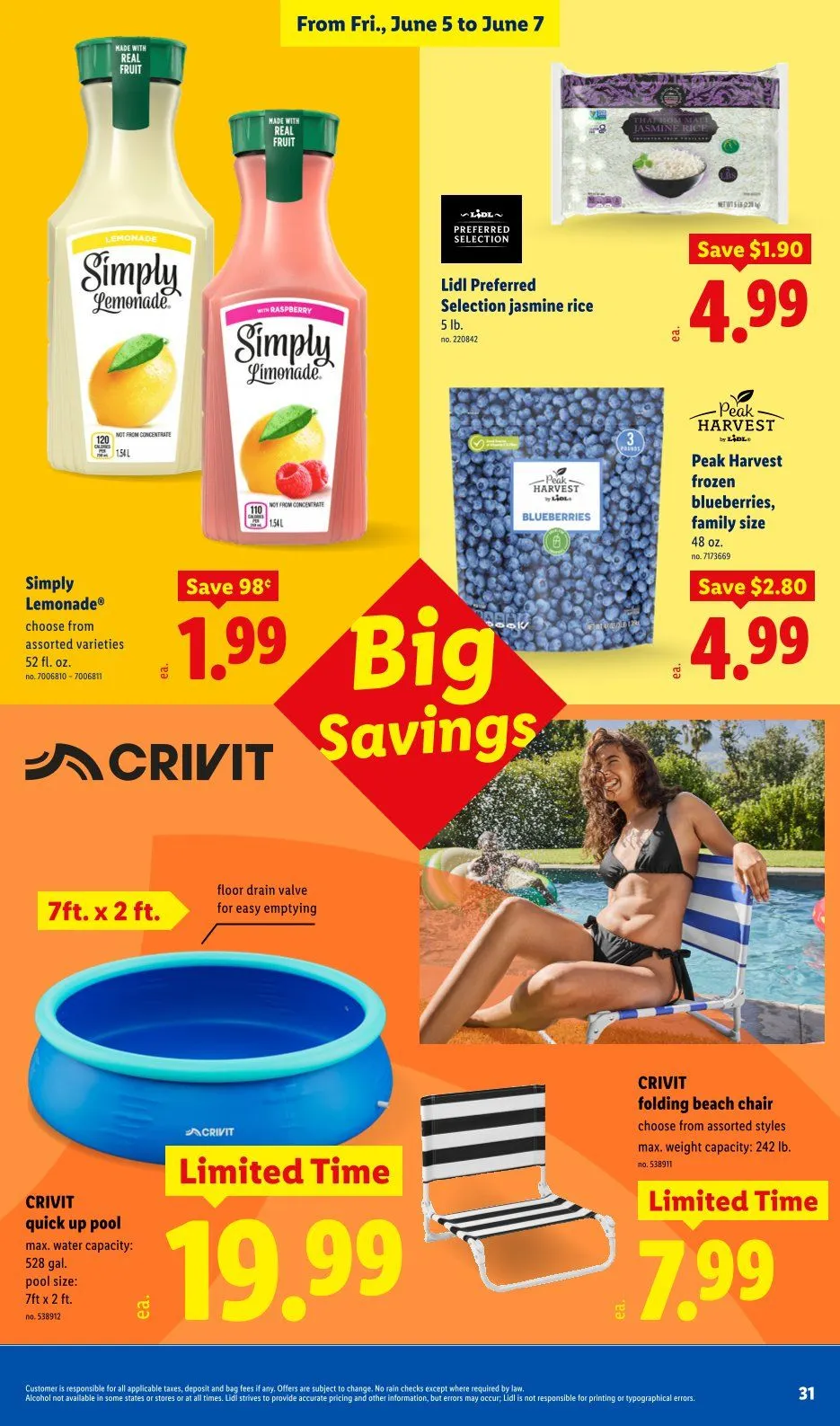 Weekly promotion Lidl Sales spanning from June 3 to June 9 2026 - Page 31 for Catalogue 365