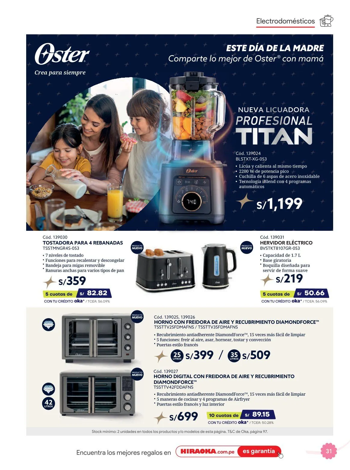 Catalogo de Hiraoka Ofertas 25 de abril al 17 de mayo 2026 - Pag 31