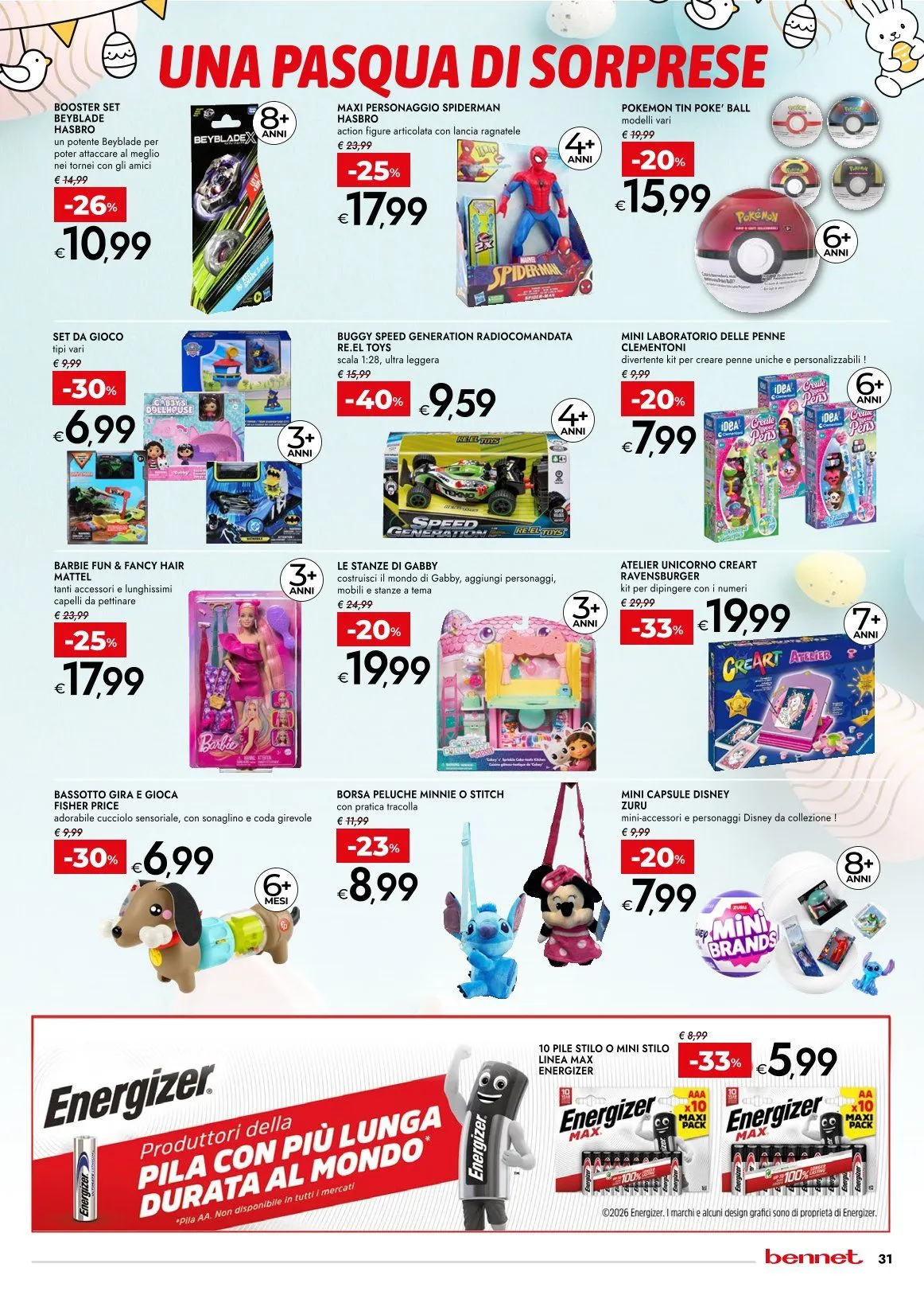 Bennet Volantino da 23 marzo a 6 aprile di 2026 - Pagina del volantino 31