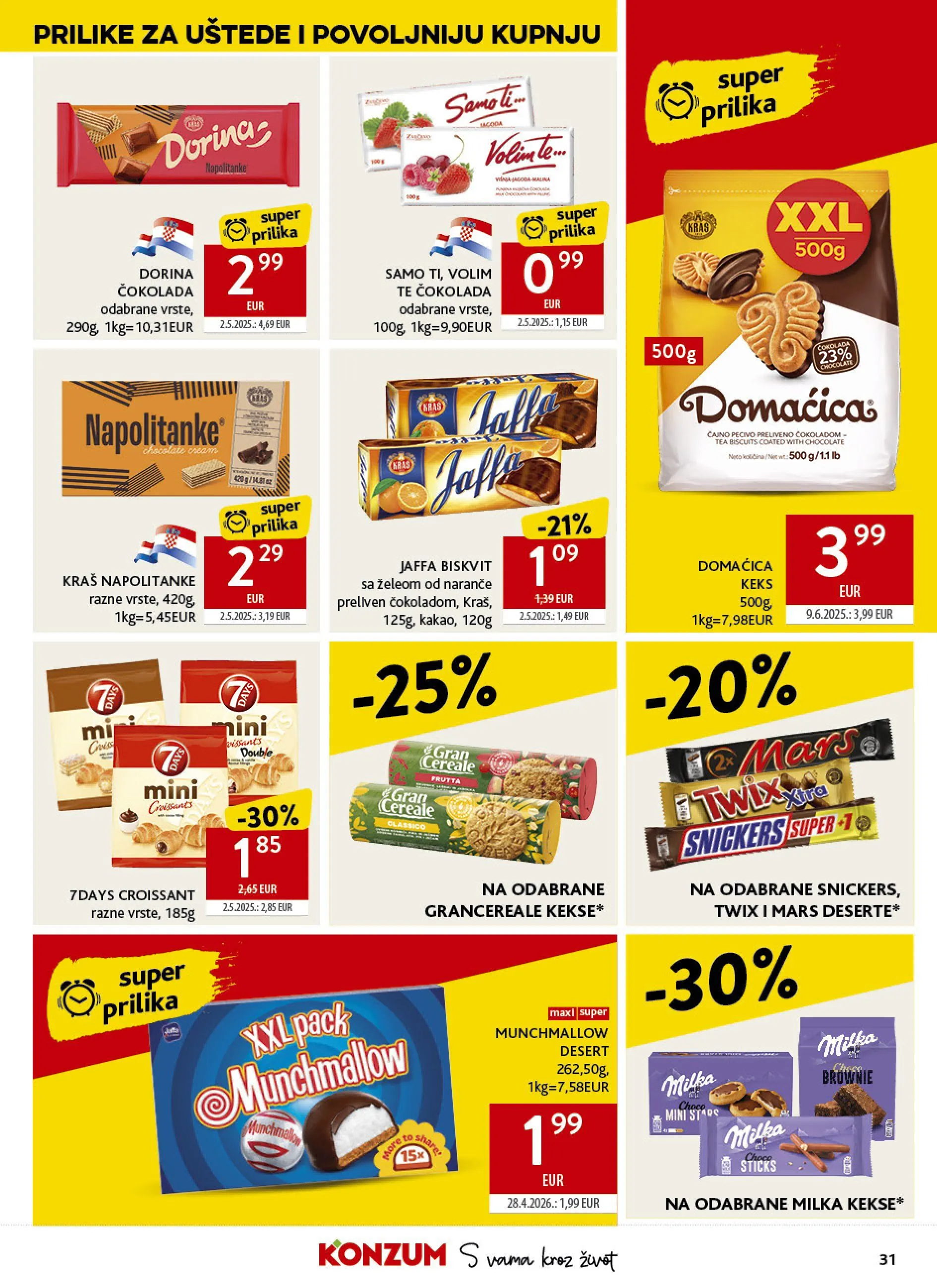 Katalog Konzum od 3. lipnja do 9. lipnja 2026. - Pregled Stranica 31