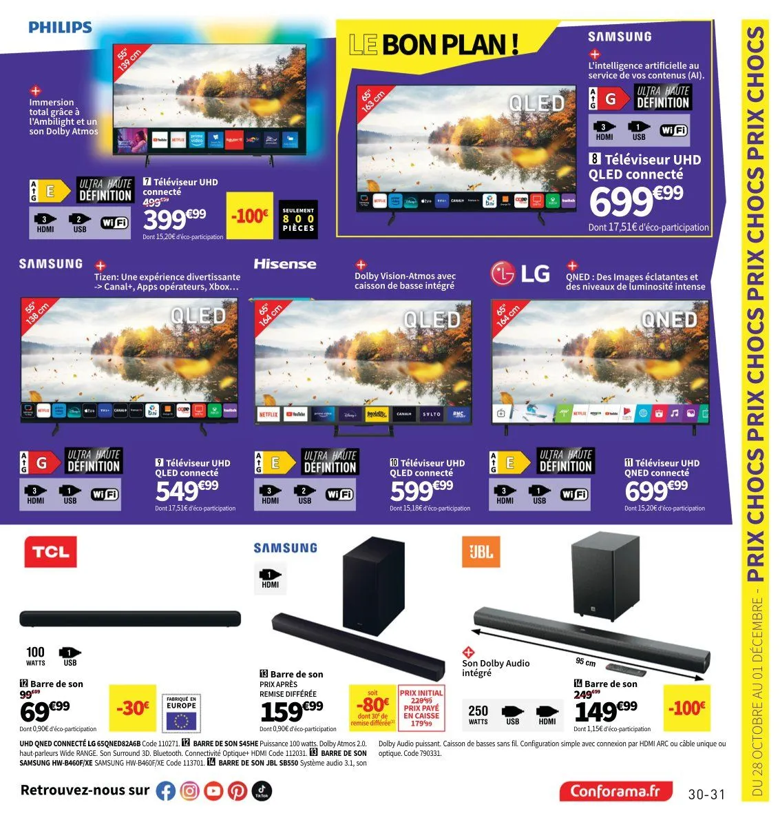 Catalogues Conforama du 28 octobre au 25 décembre 2025 - Catalogue page 31