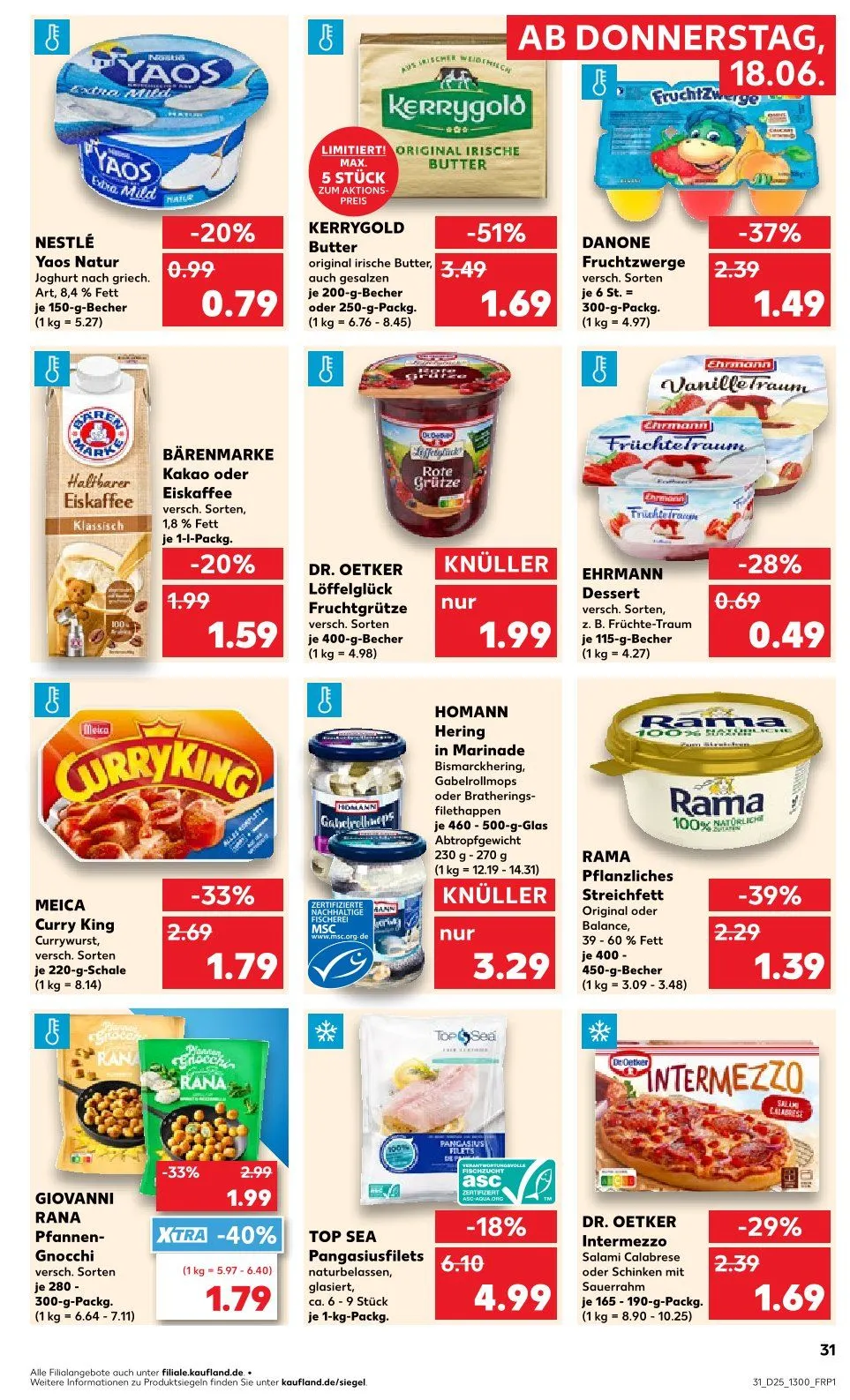 Kaufland Prospekte  von 18. Juni bis 24. Juni 2026 - Prospekt seite 31