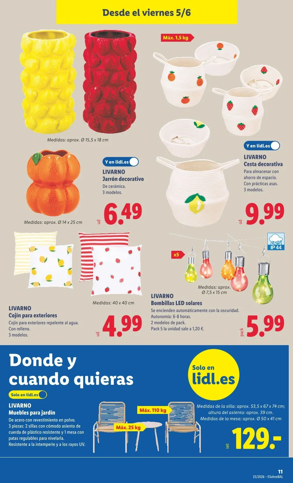 Catálogo de  Catálogos de Lidl 1 de junio al 7 de junio 2026 - Página 31