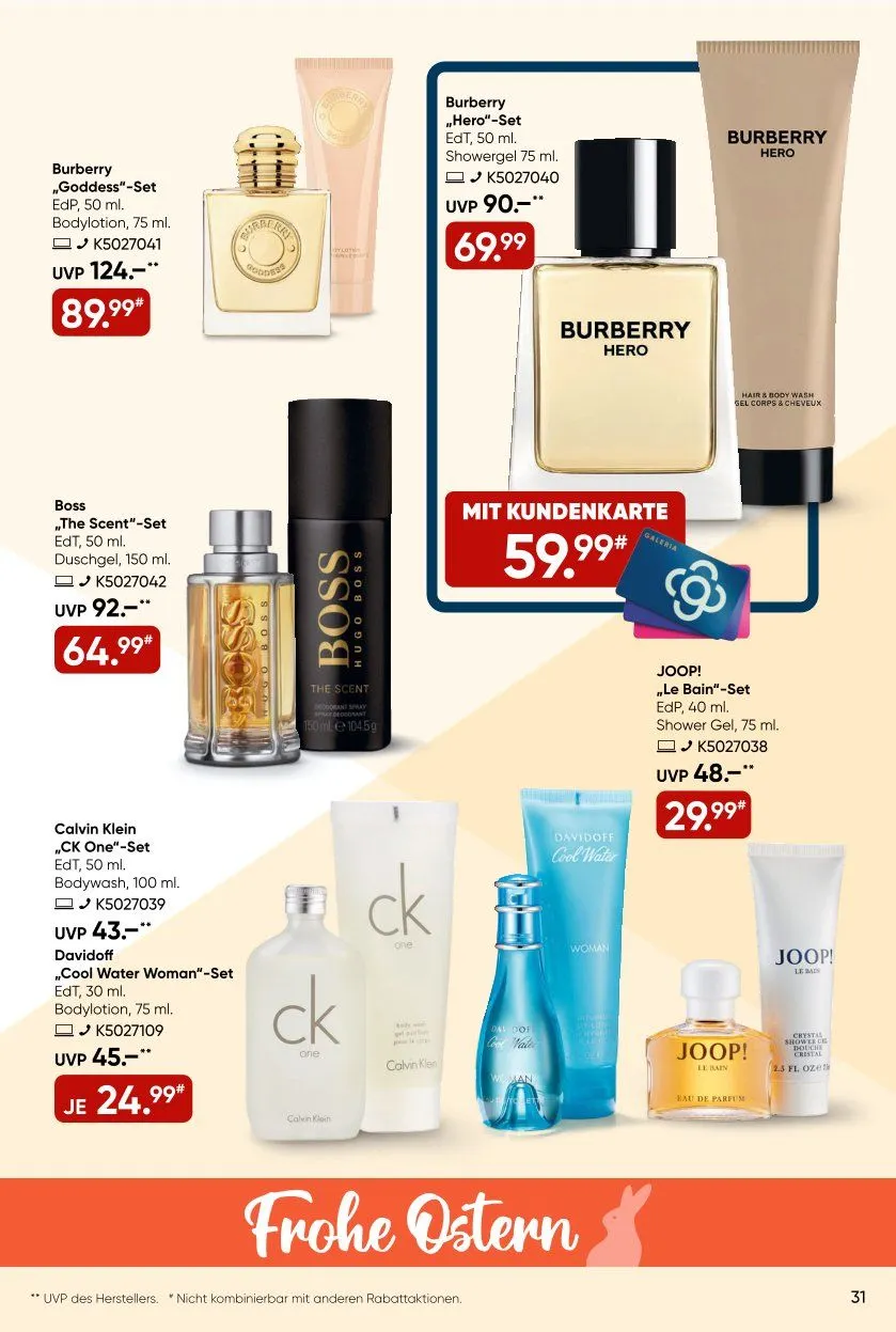 GALERIA Karstadt Kaufhof Prospekt von 3. April bis 8. April 2025 - Prospekt seite 20