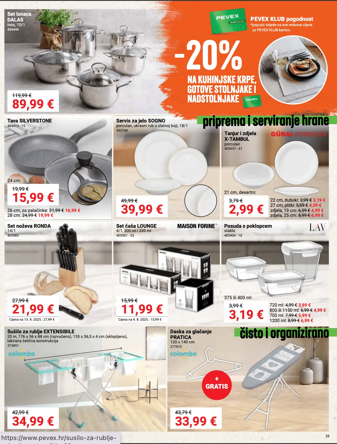 Katalog Najnovije ponude trgovine Pevex od 23. listopada do 17. studenoga 2025. - Pregled Stranica 29