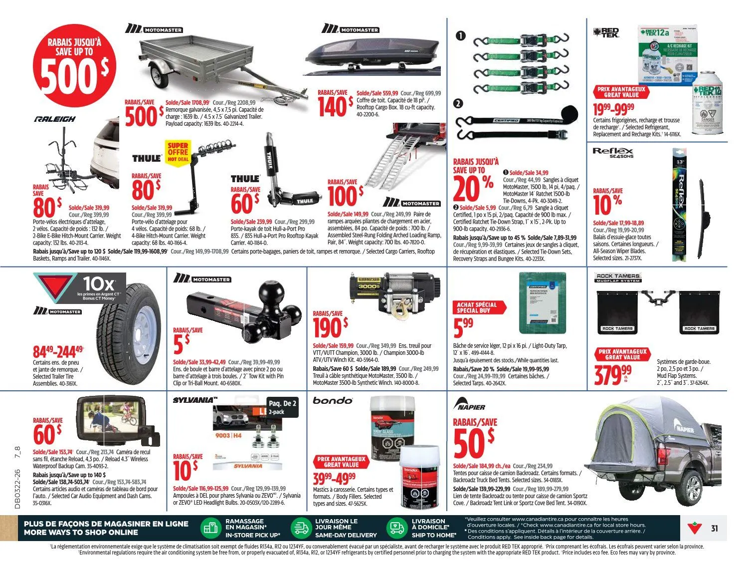 Canadian Tire Sales from May 29 to June 7 2026 - flyer page 31