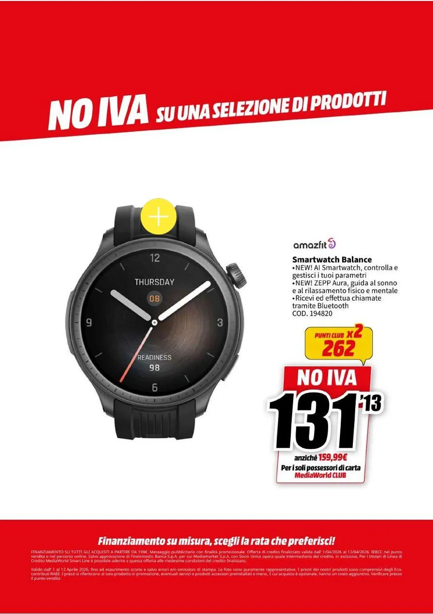 Volantini MEDIAWORLD da 1 aprile a 12 aprile di 2026 - Pagina del volantino 31